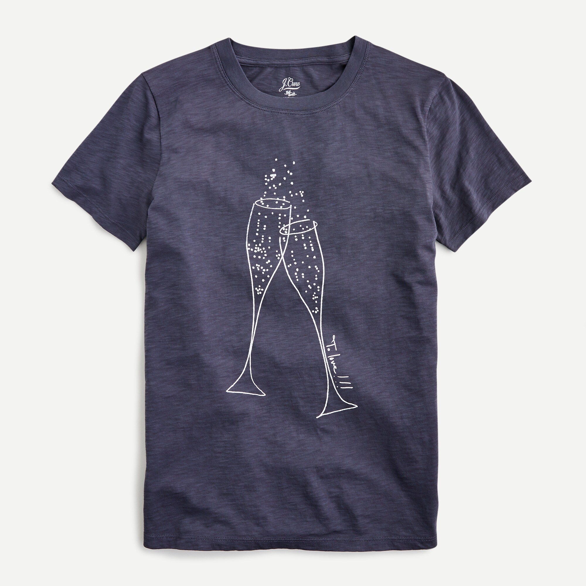 Vintage Cotton Champagne Tee For Women J.Crew