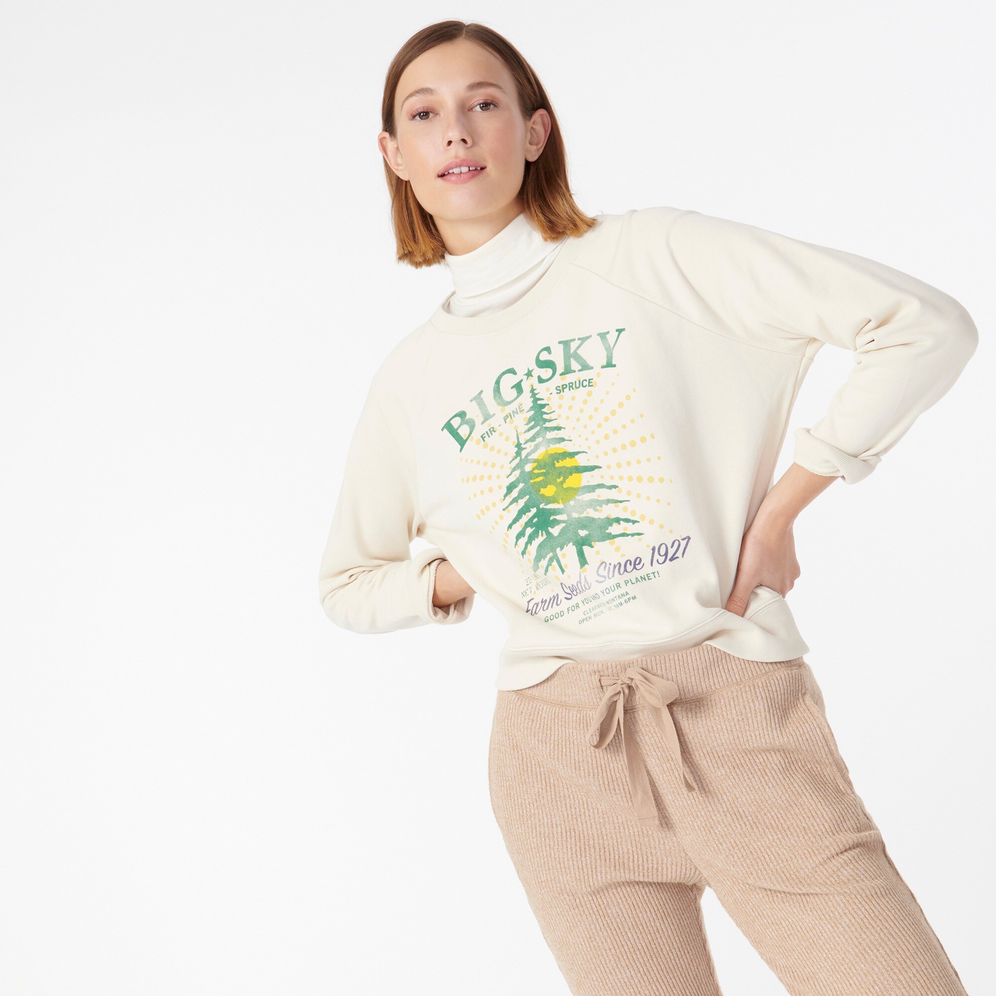 j crew sweatshirt womens