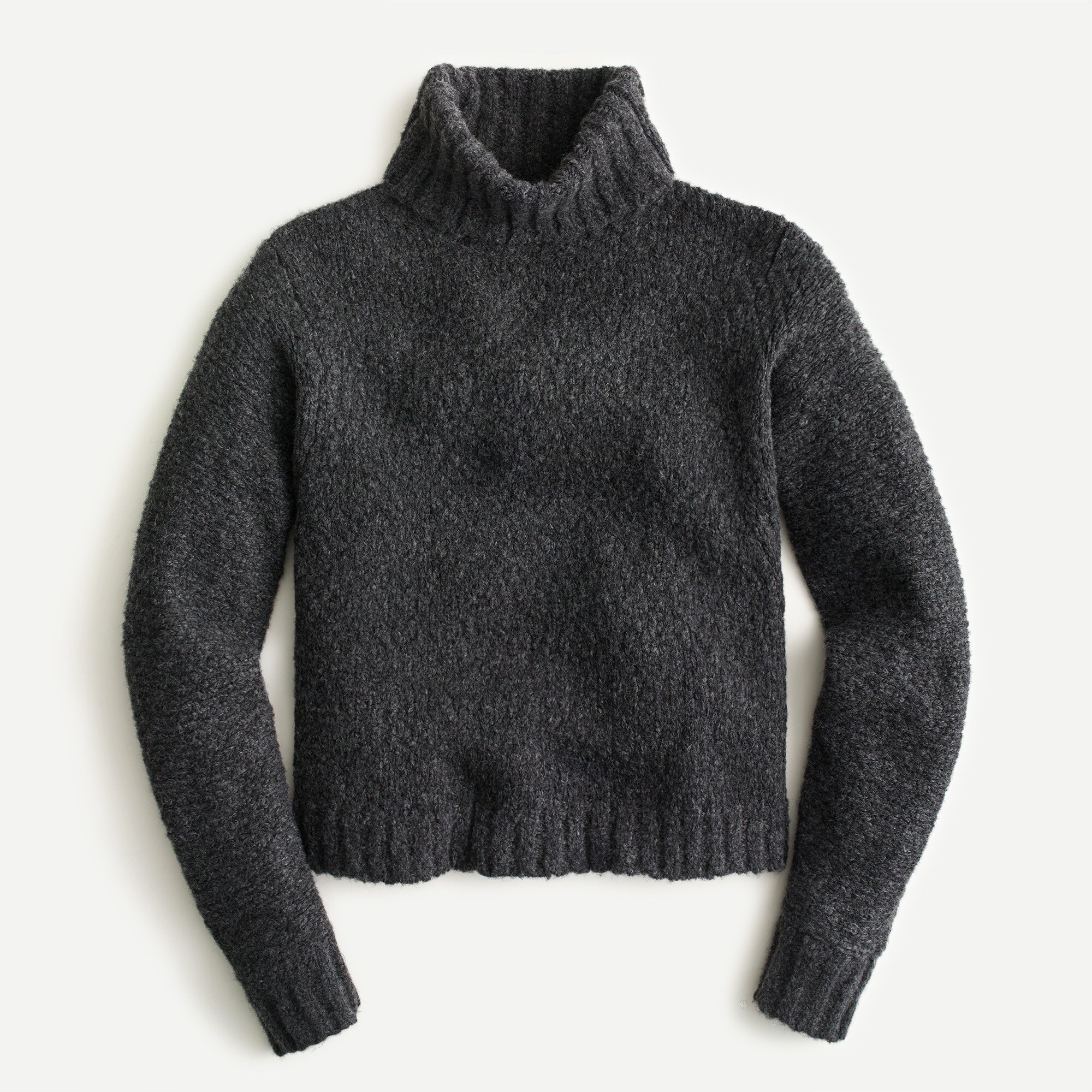 Swingy alpaca-blend turtleneck sweater