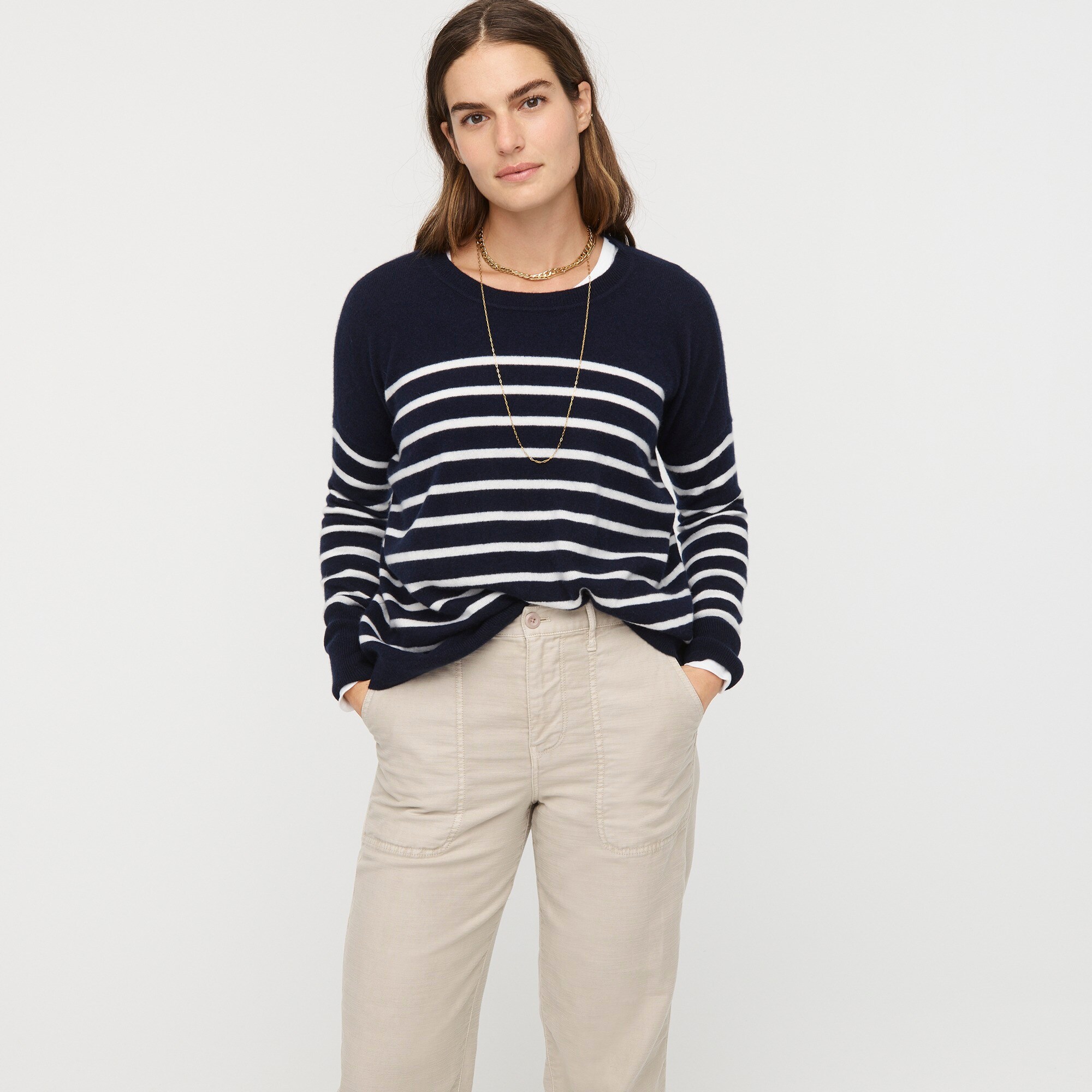j crew cashmere boyfriend sweater