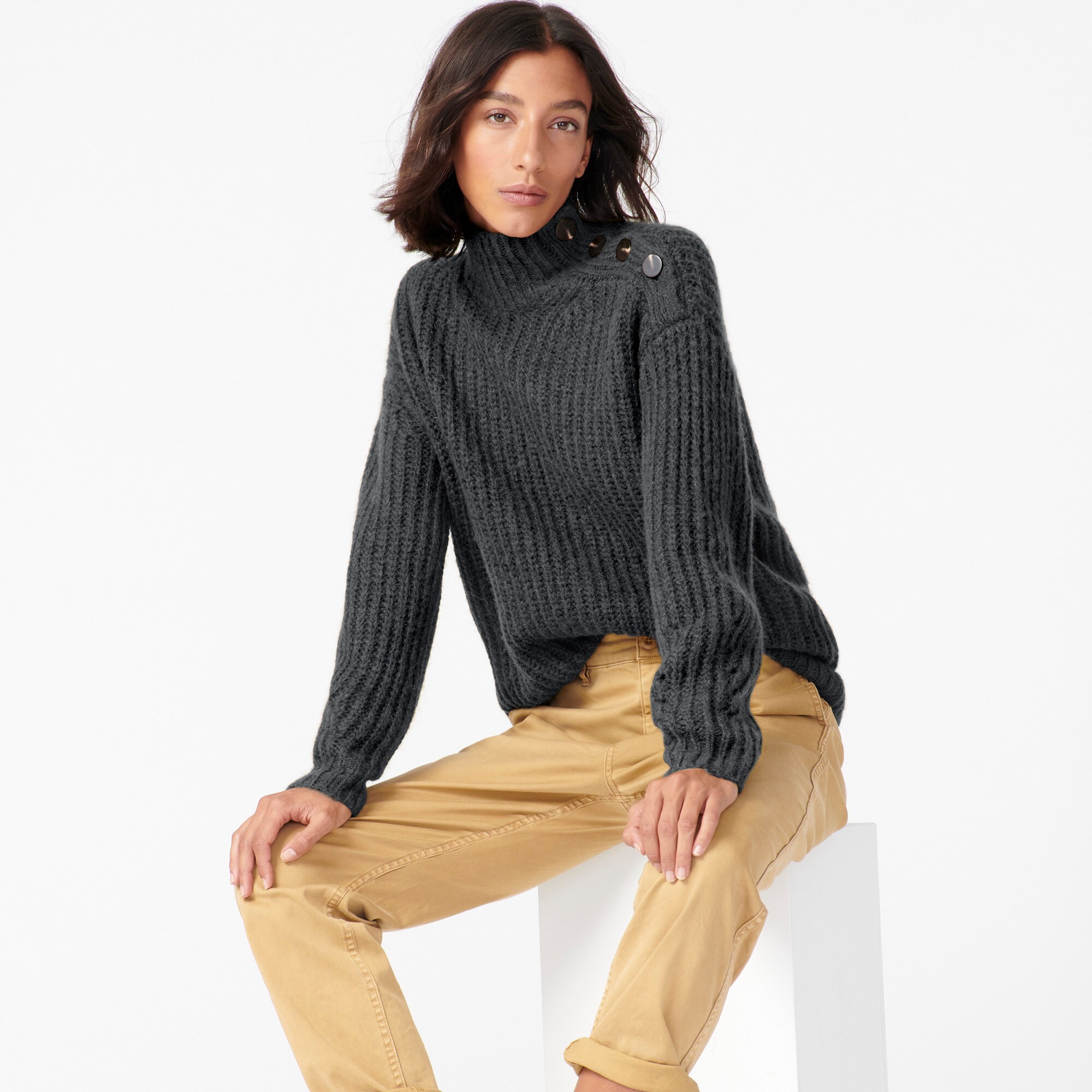 j crew alpaca cardigan