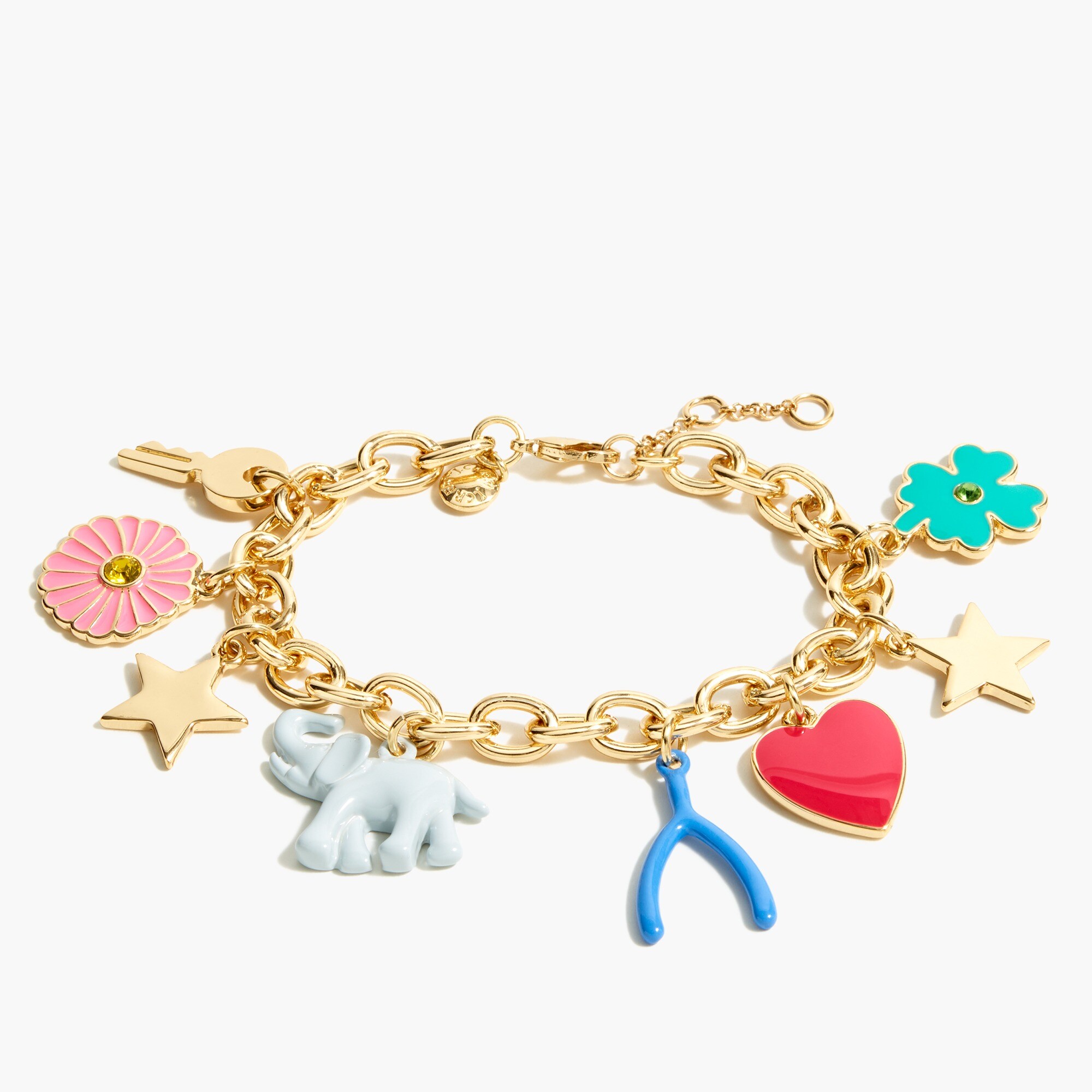 Mixed charms bracelet