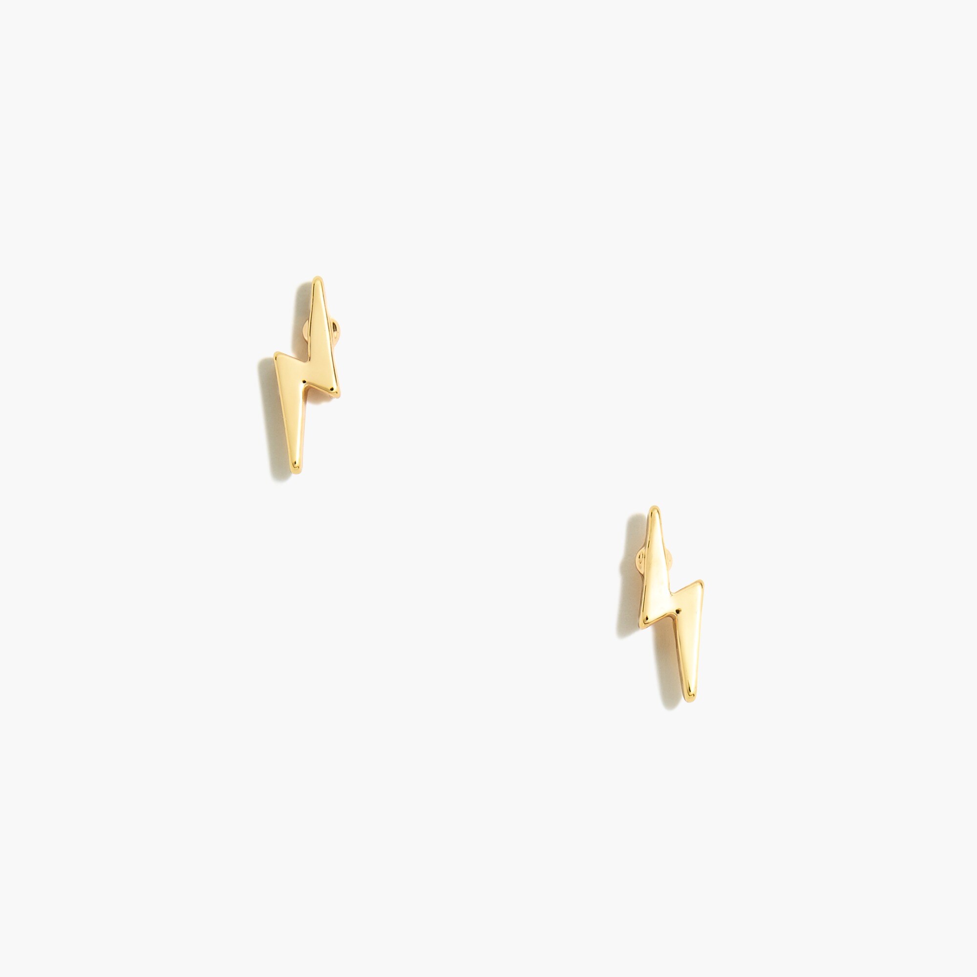 Lightning bolt stud earrings