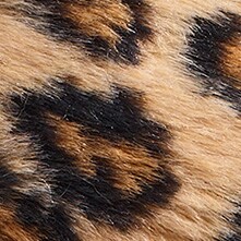 Leopard fuzzy scuff slippers LEOPARD factory: leopard fuzzy scuff slippers for women
