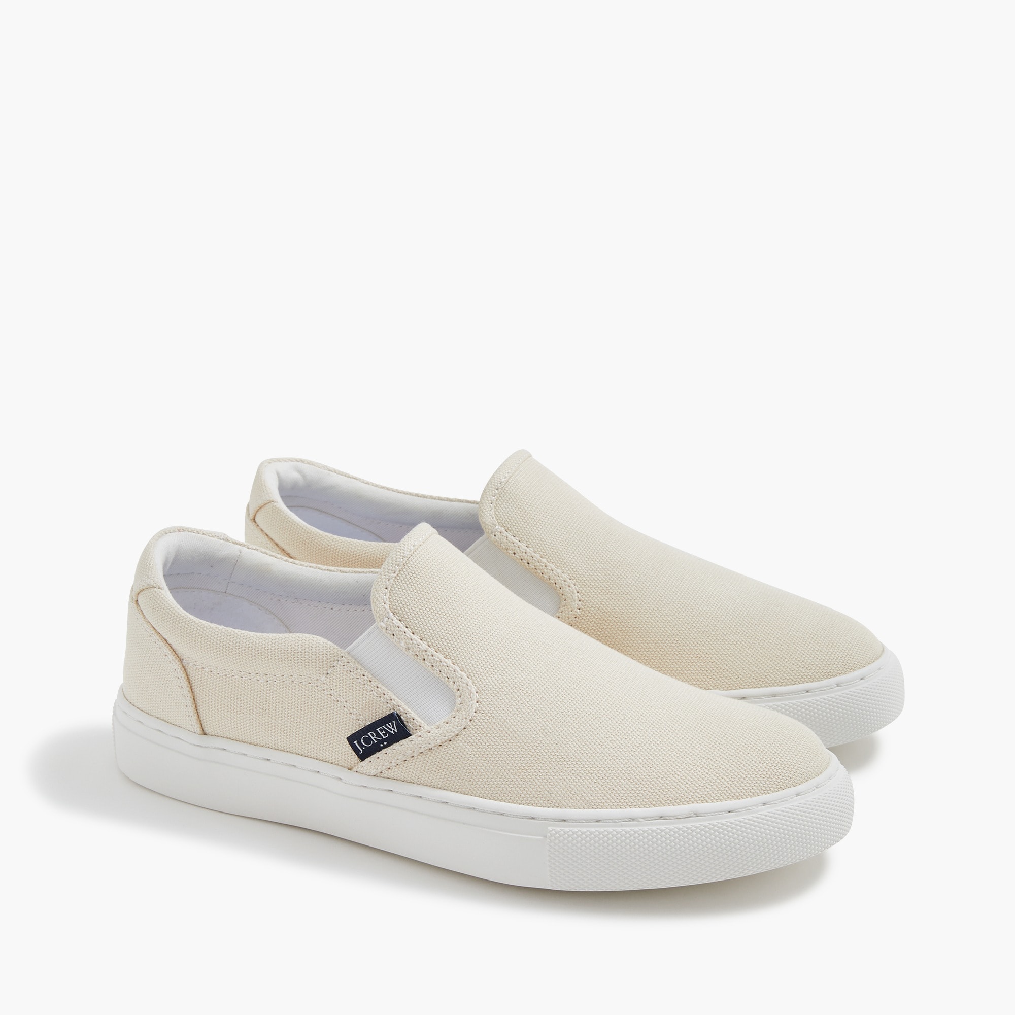 Road trip canvas slip-on sneakers
