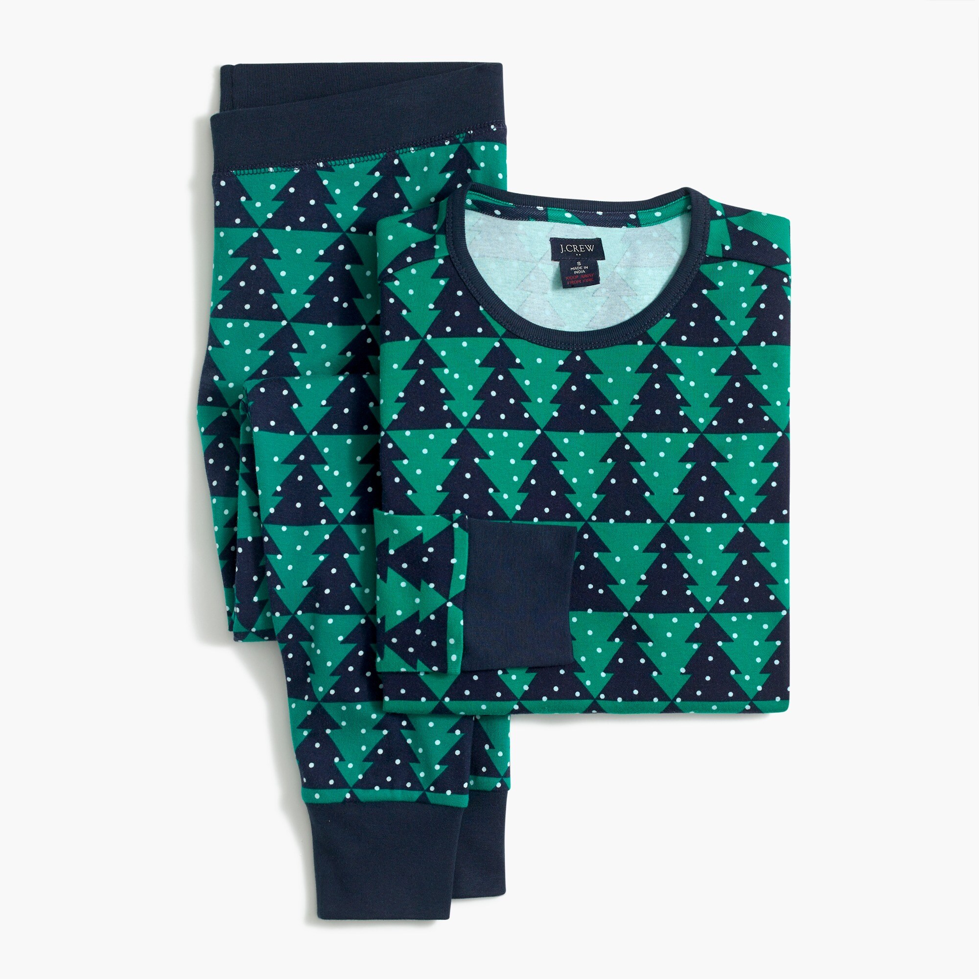 men's winter trees cotton sleep set for men