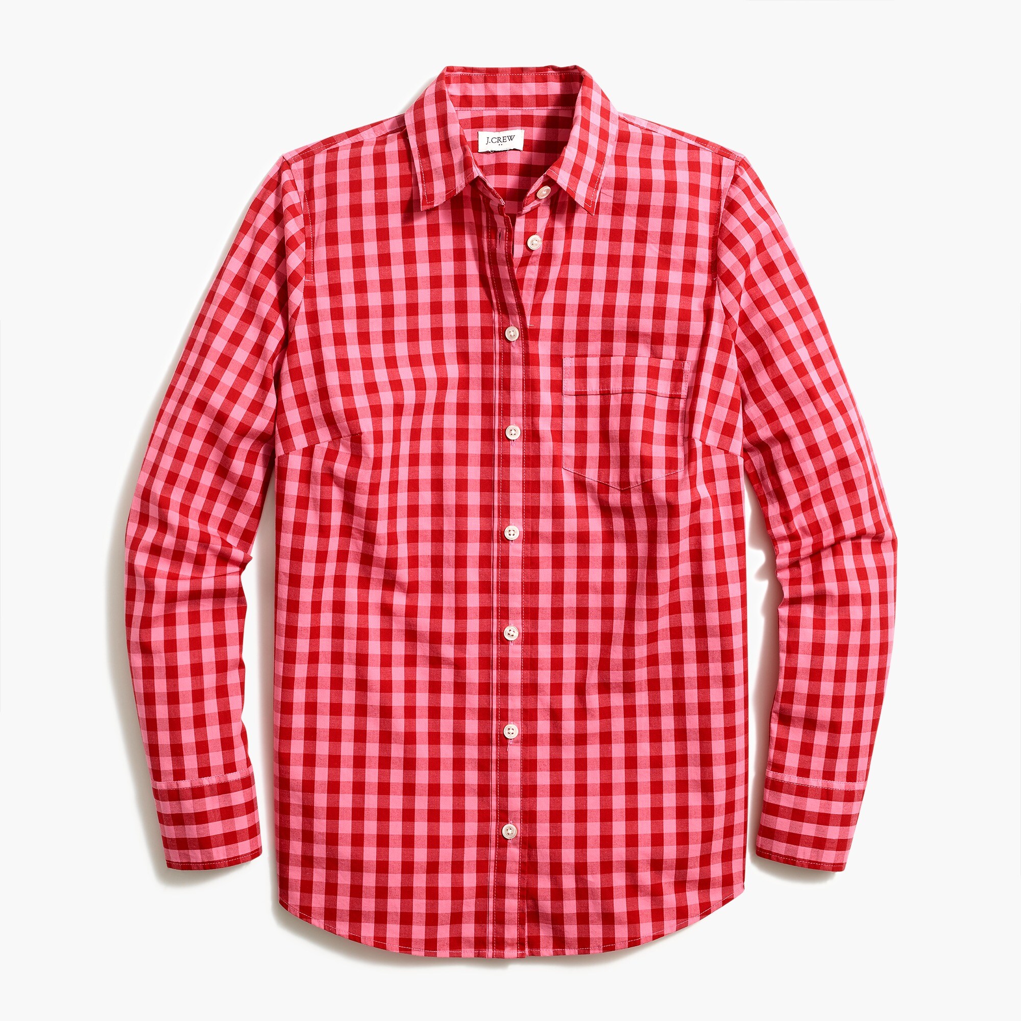 stretch poplin shirt in signature fit for women