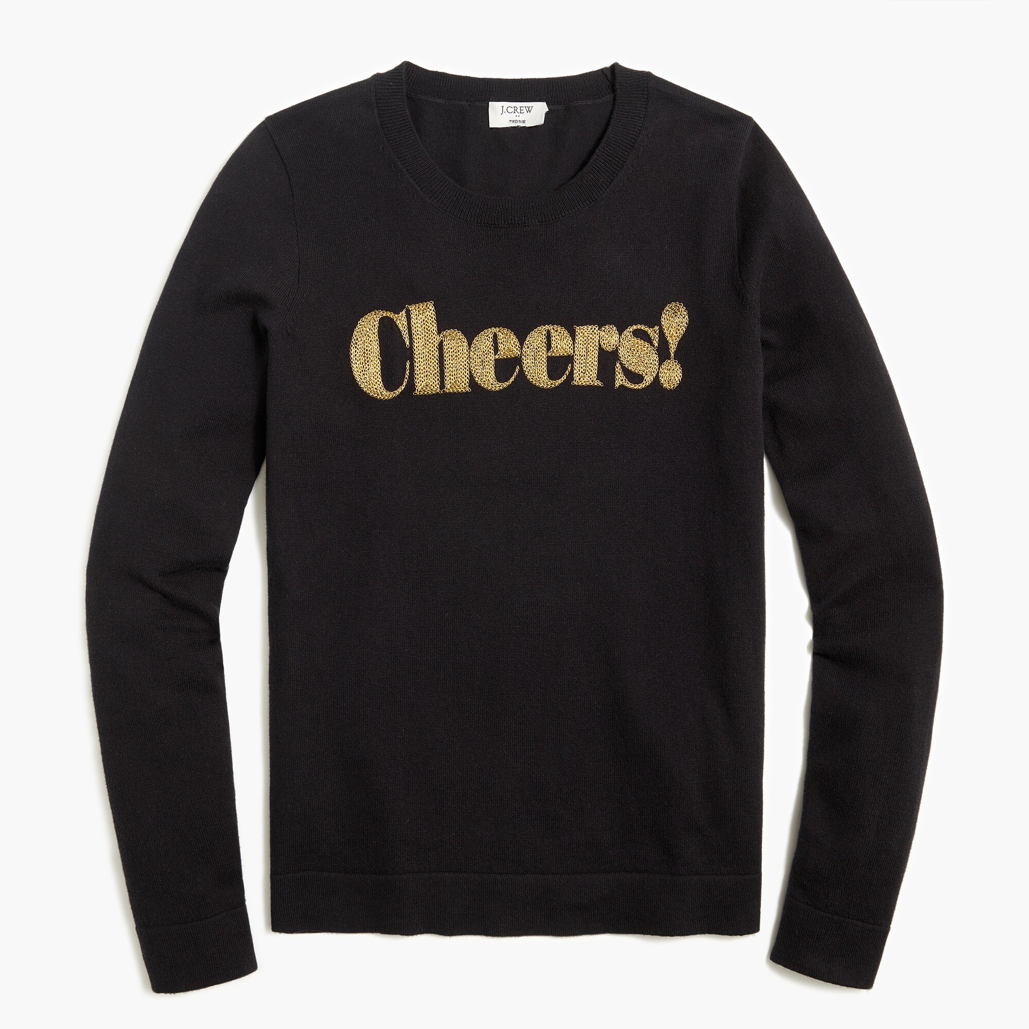 "cheers!" teddie sweater for women