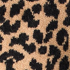 Turtleneck sweater in leopard Supersoft yarn HTHR ACORN BLACK j.crew: turtleneck sweater in leopard supersoft yarn for women