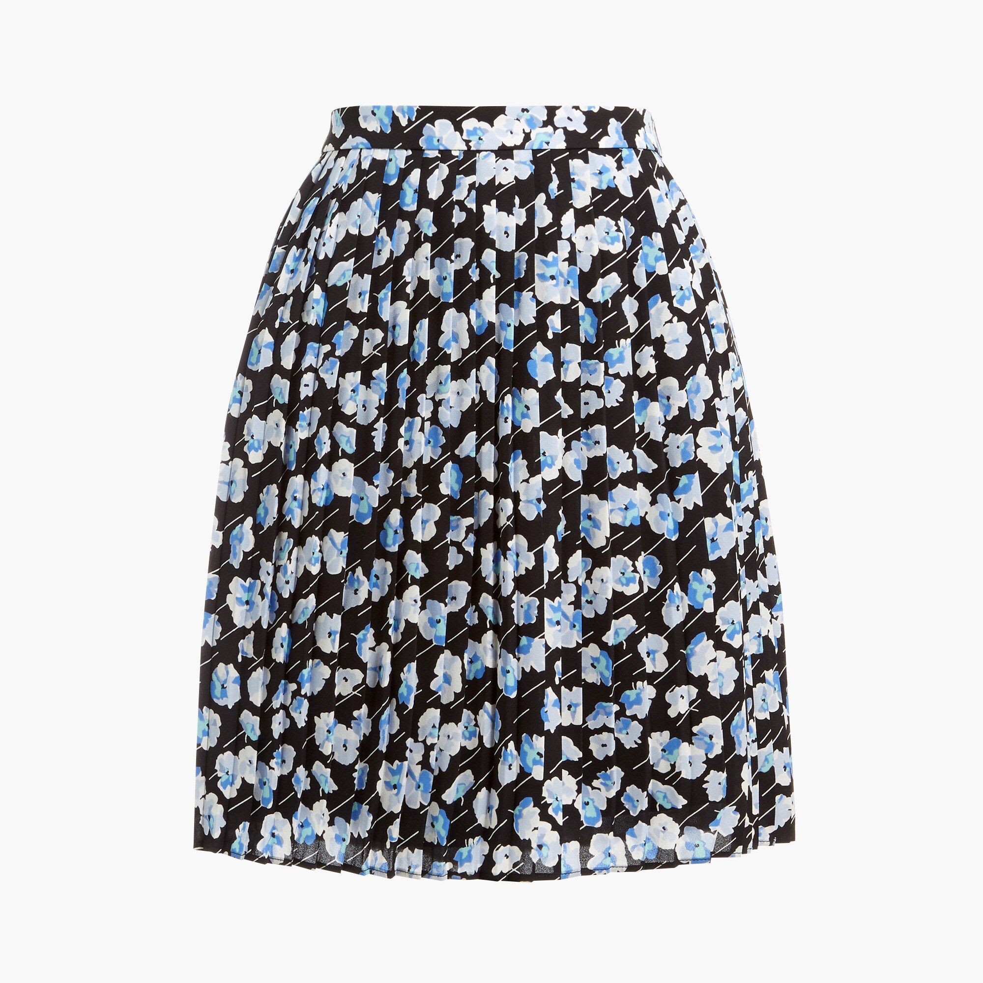 Pleated mini skirt