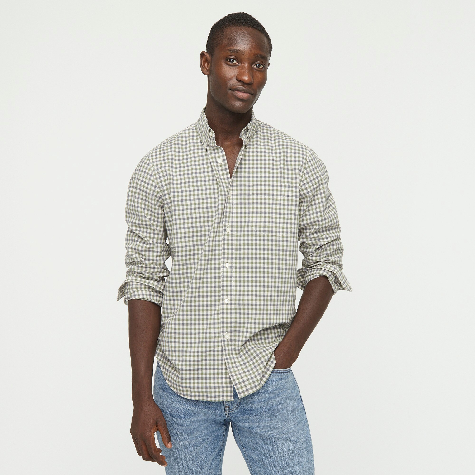 j crew slim untucked