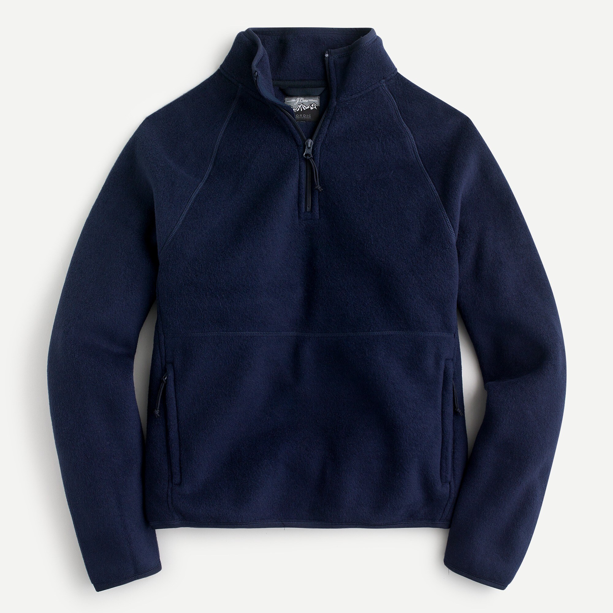 寧々 Half Zip Fleece Pullover Half Zip Fleece Sweatshirt Heather Grey - Unisex – Province
