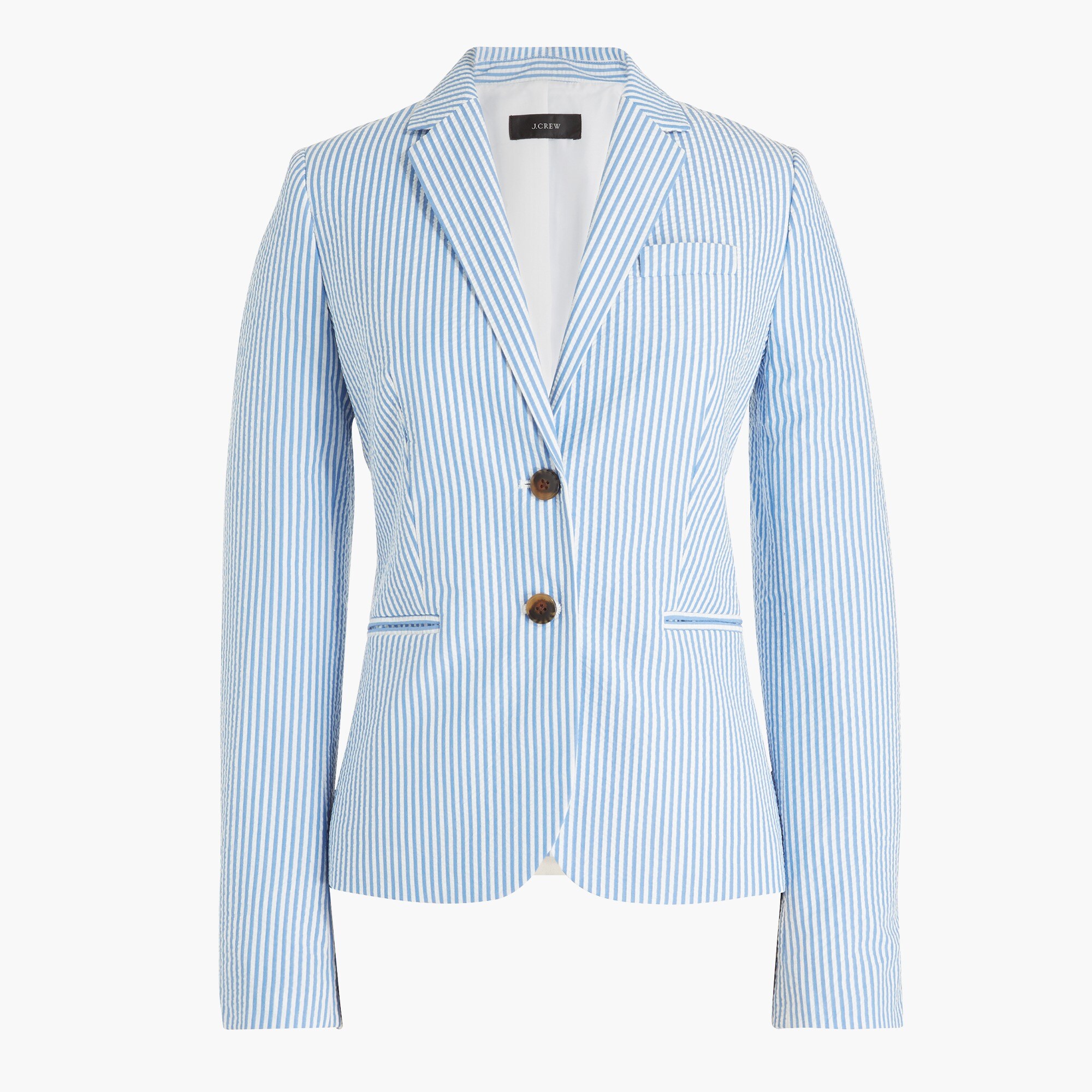 seersucker blazer for women