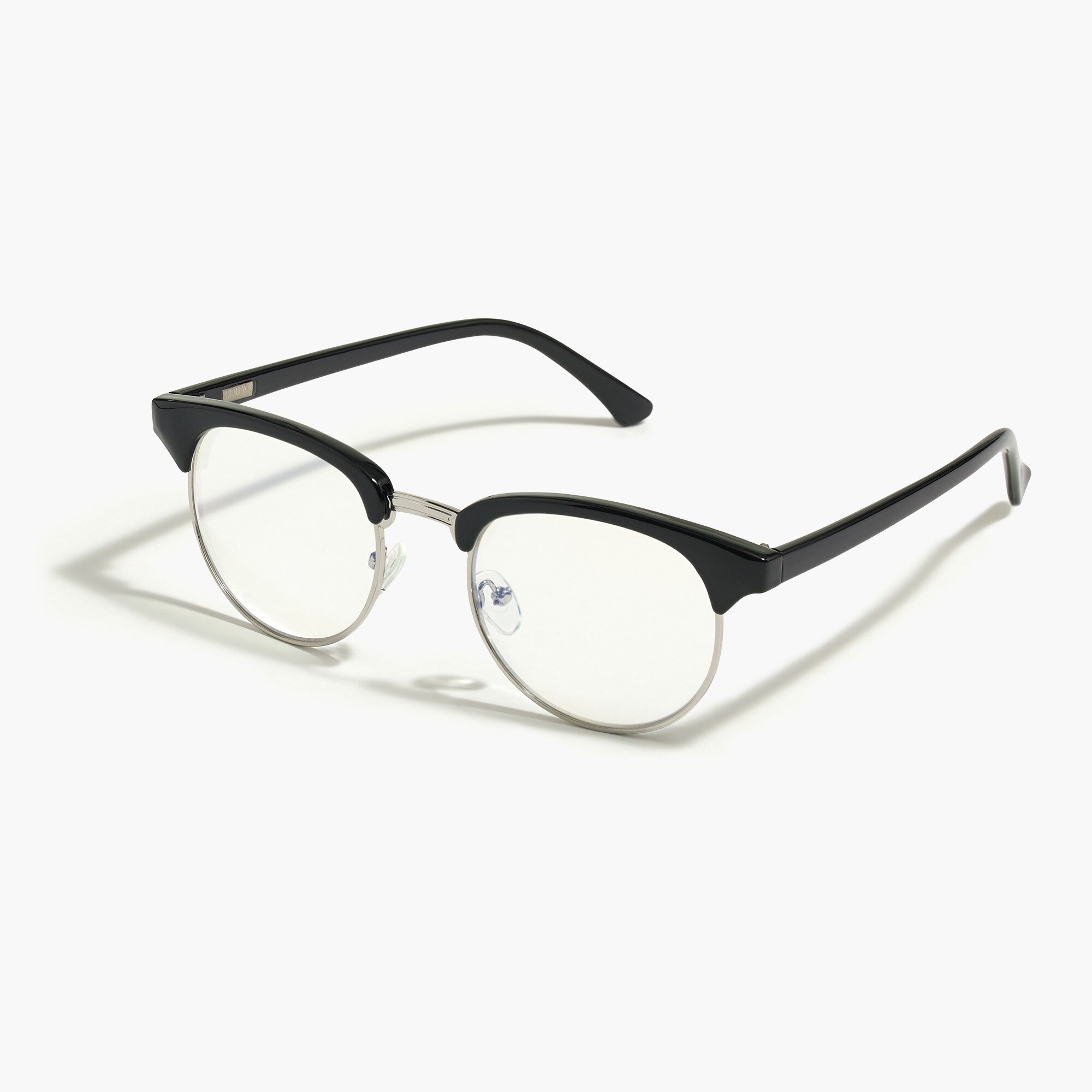 Retro frame blue-light glasses
