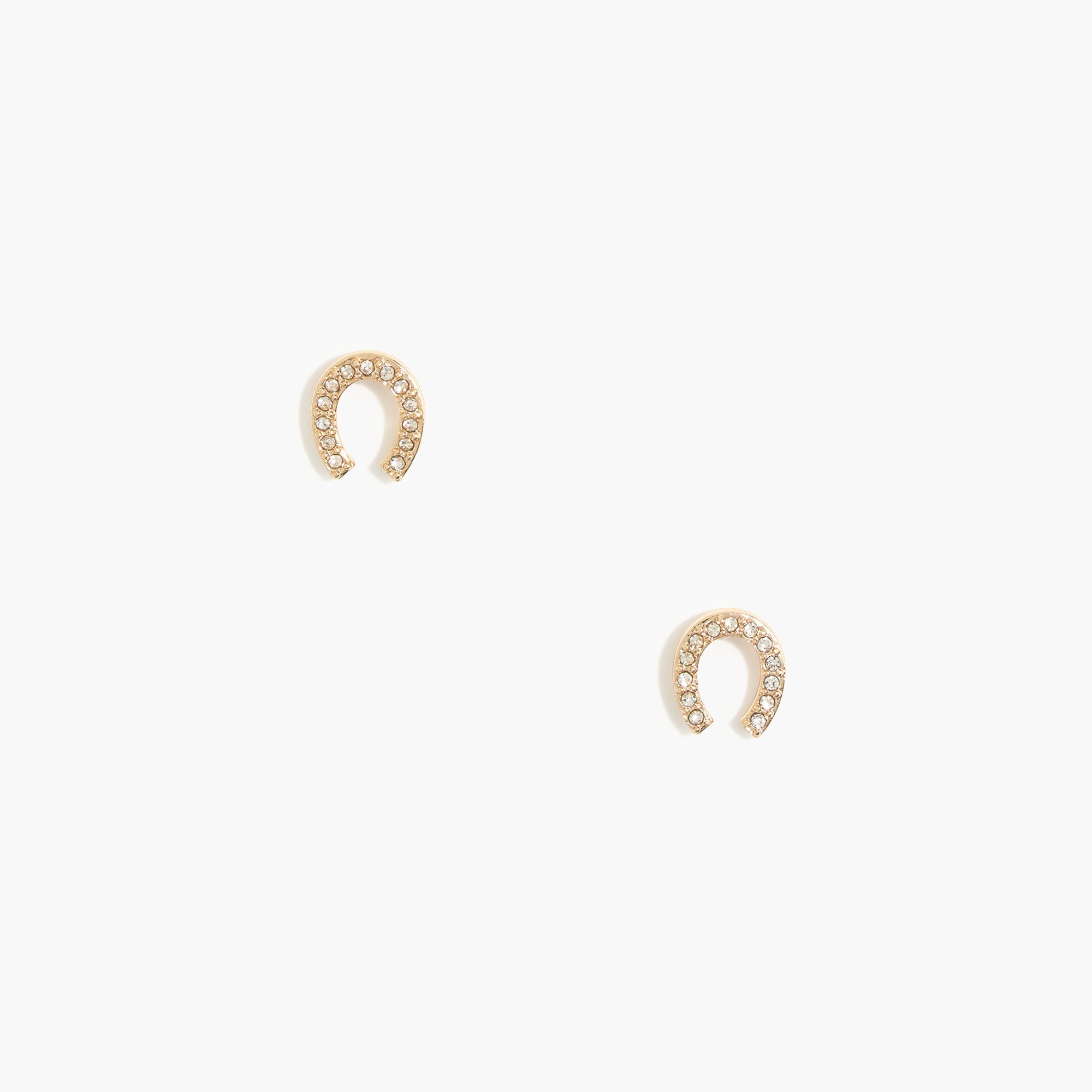 Horseshoe stud earrings