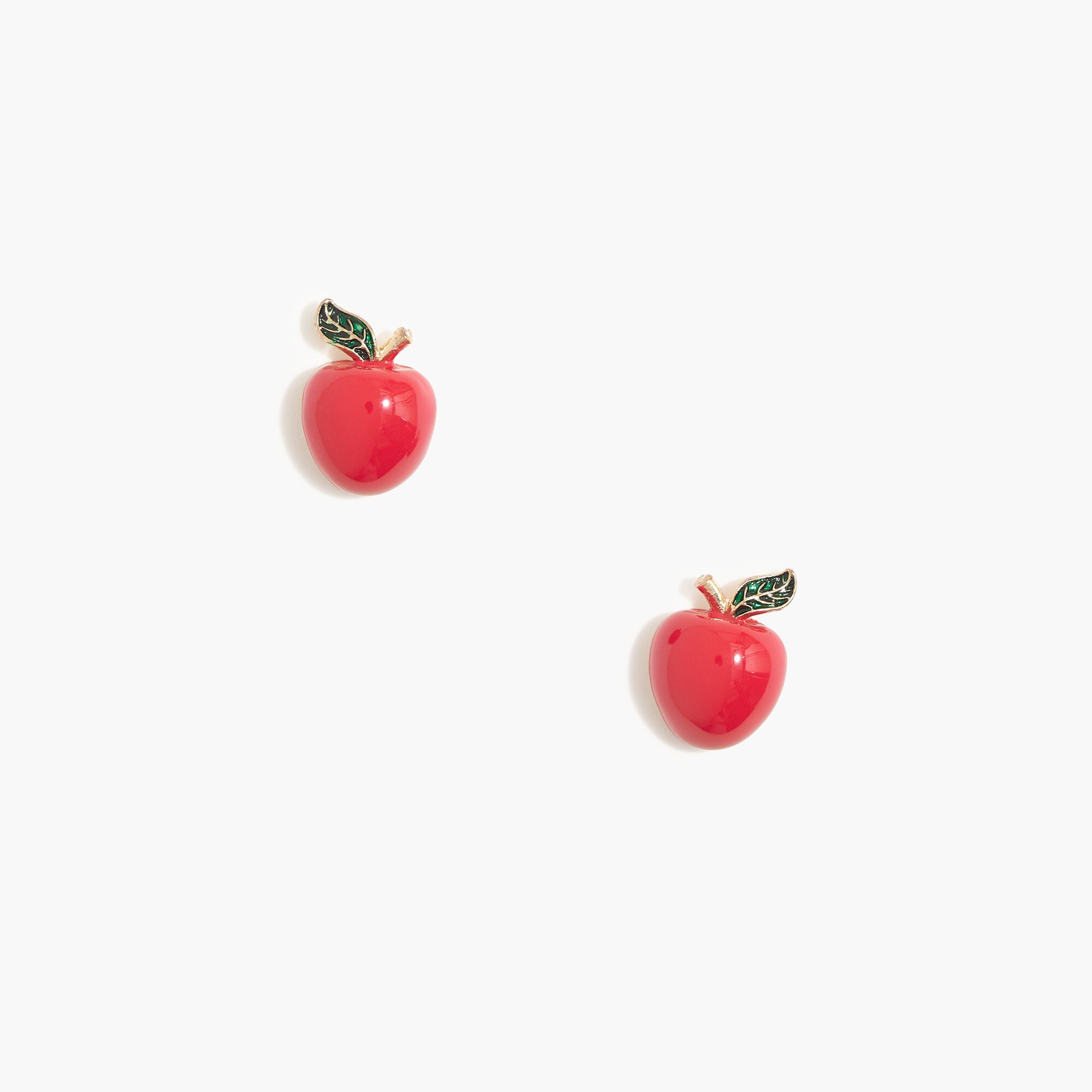 Apple stud earrings
