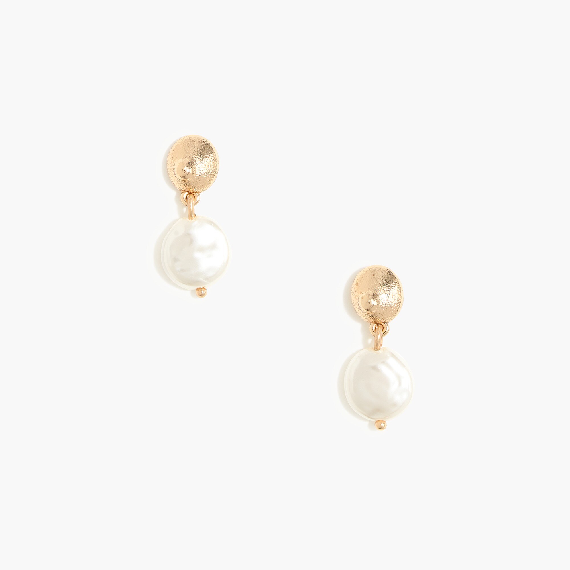 Mother of pearl drop statement earrings