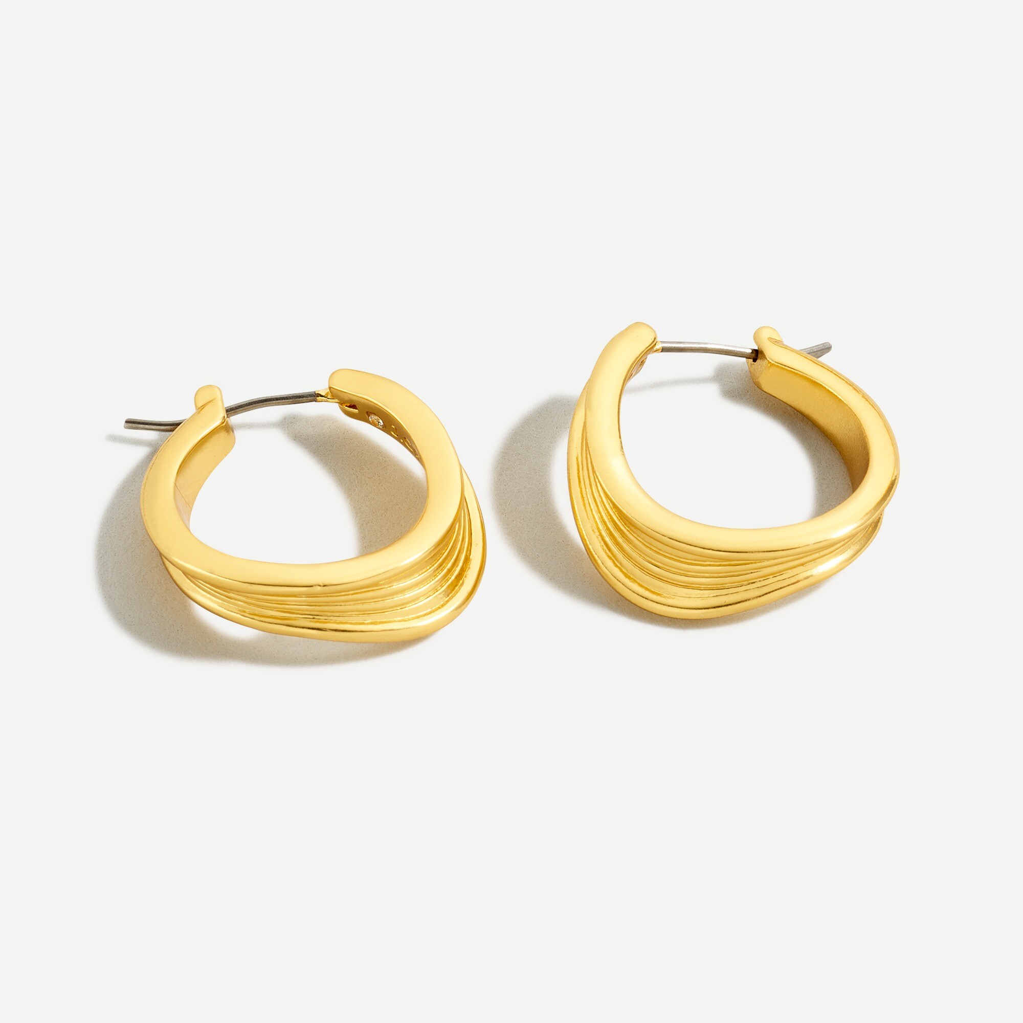 j crew coral earrings