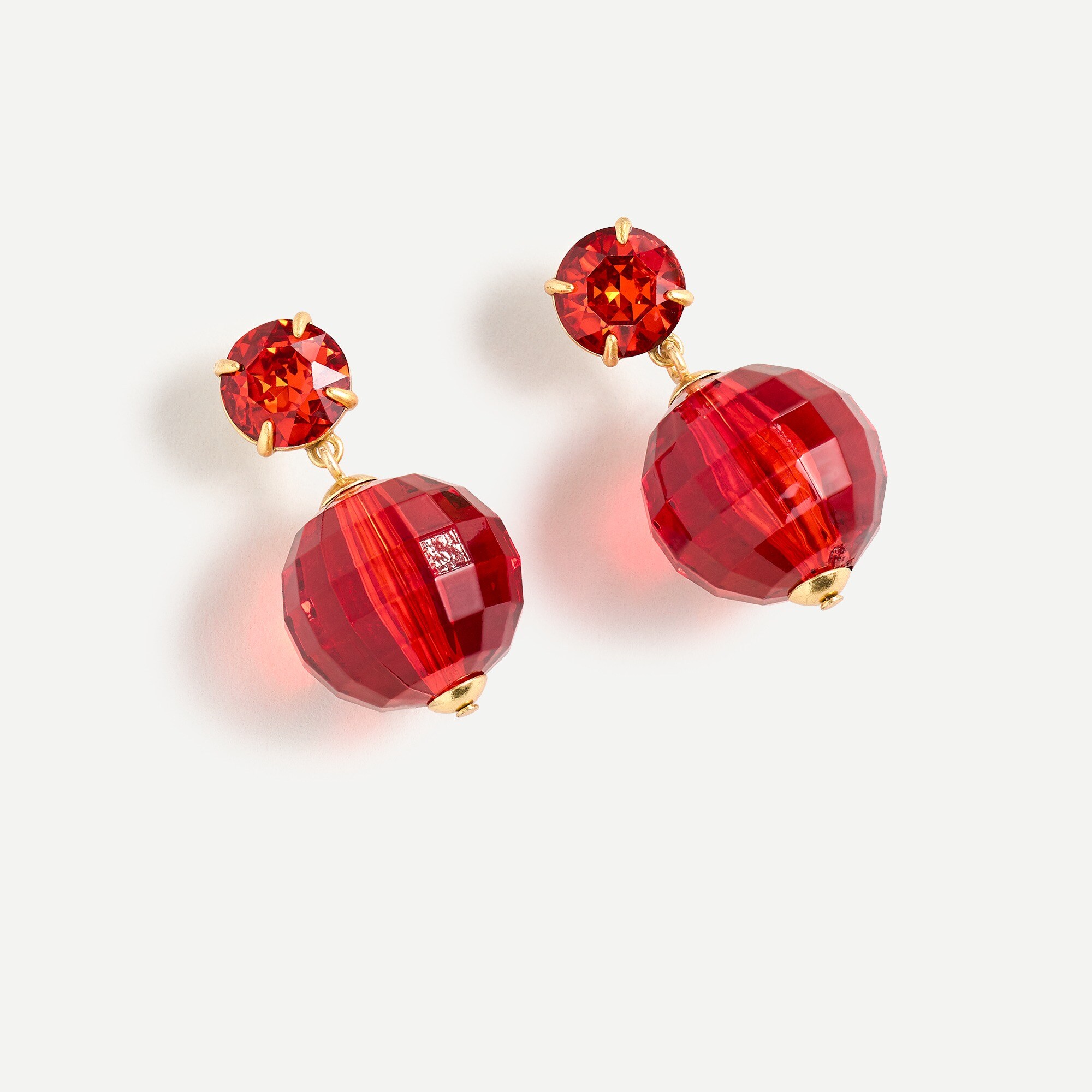 J crew on sale red earrings