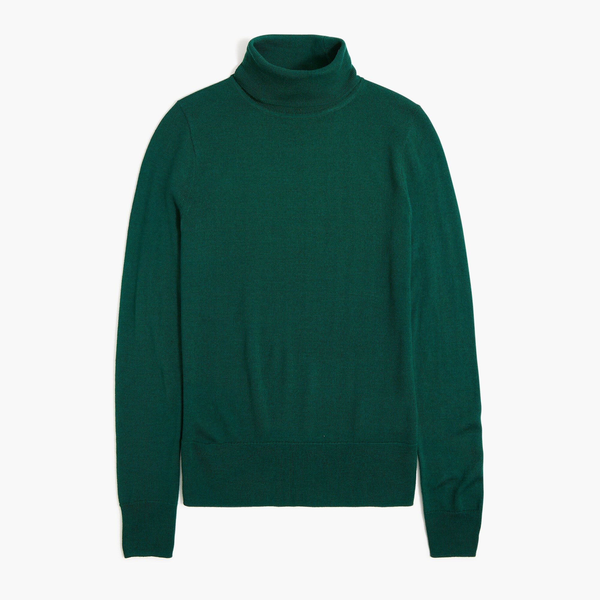 Machine-washable merino wool-blend turtleneck