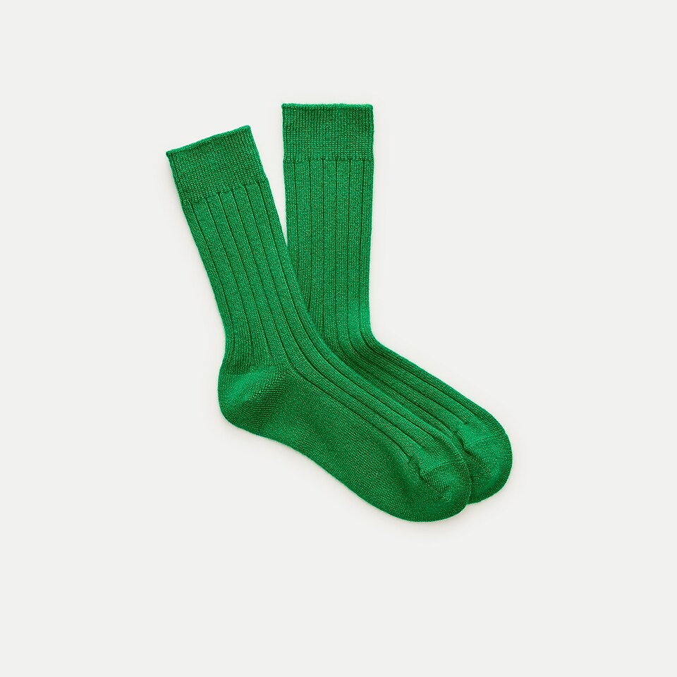 Cashmere-blend trouser socks by J.Crew