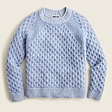 Honeycomb cashmere rollneck sweater