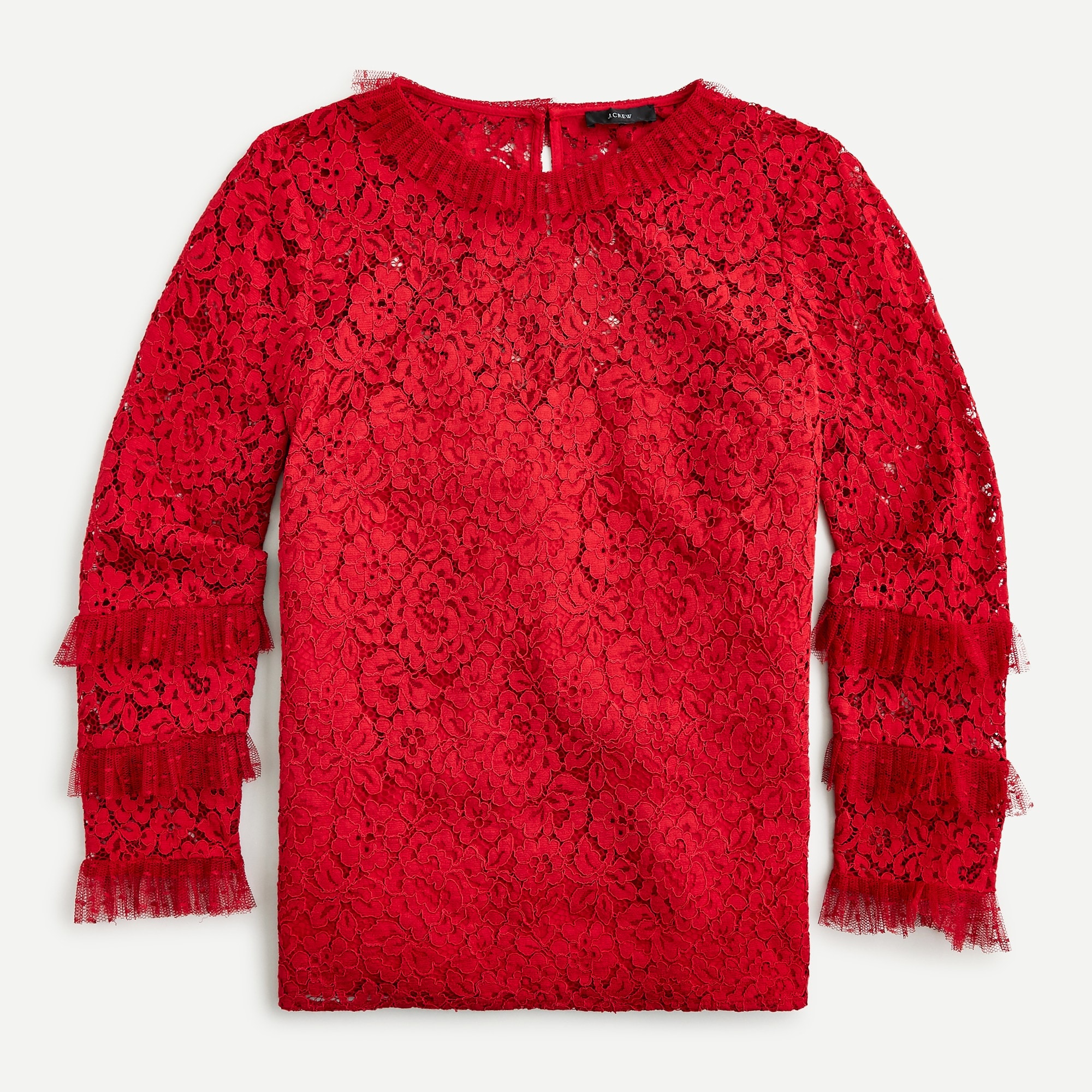 J crew ruffle top top
