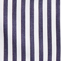 Ruffle-trim tuxedo shirt in stripe CHERRY INDIGO j.crew: ruffle-trim tuxedo shirt in stripe for women