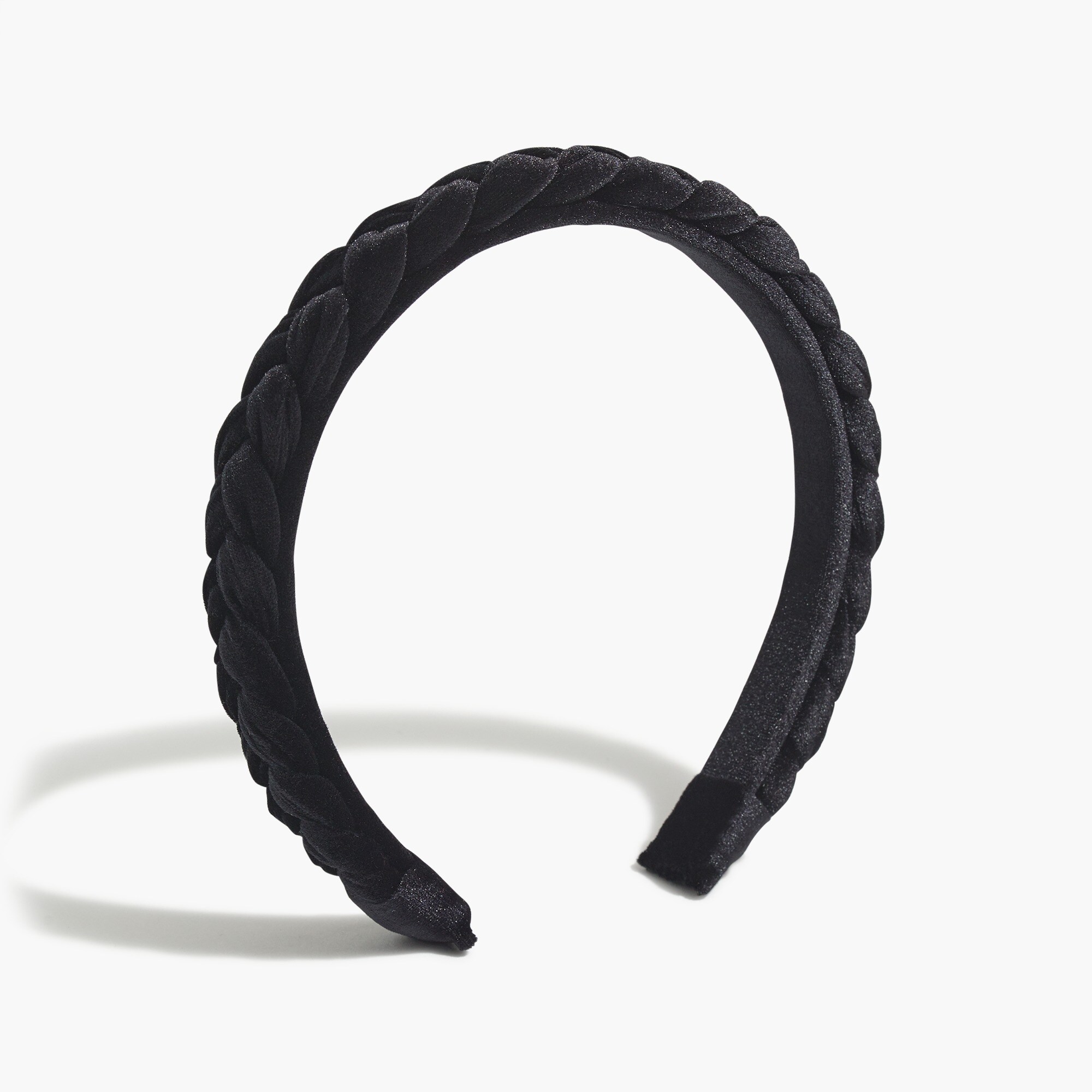 Velvet braided headband