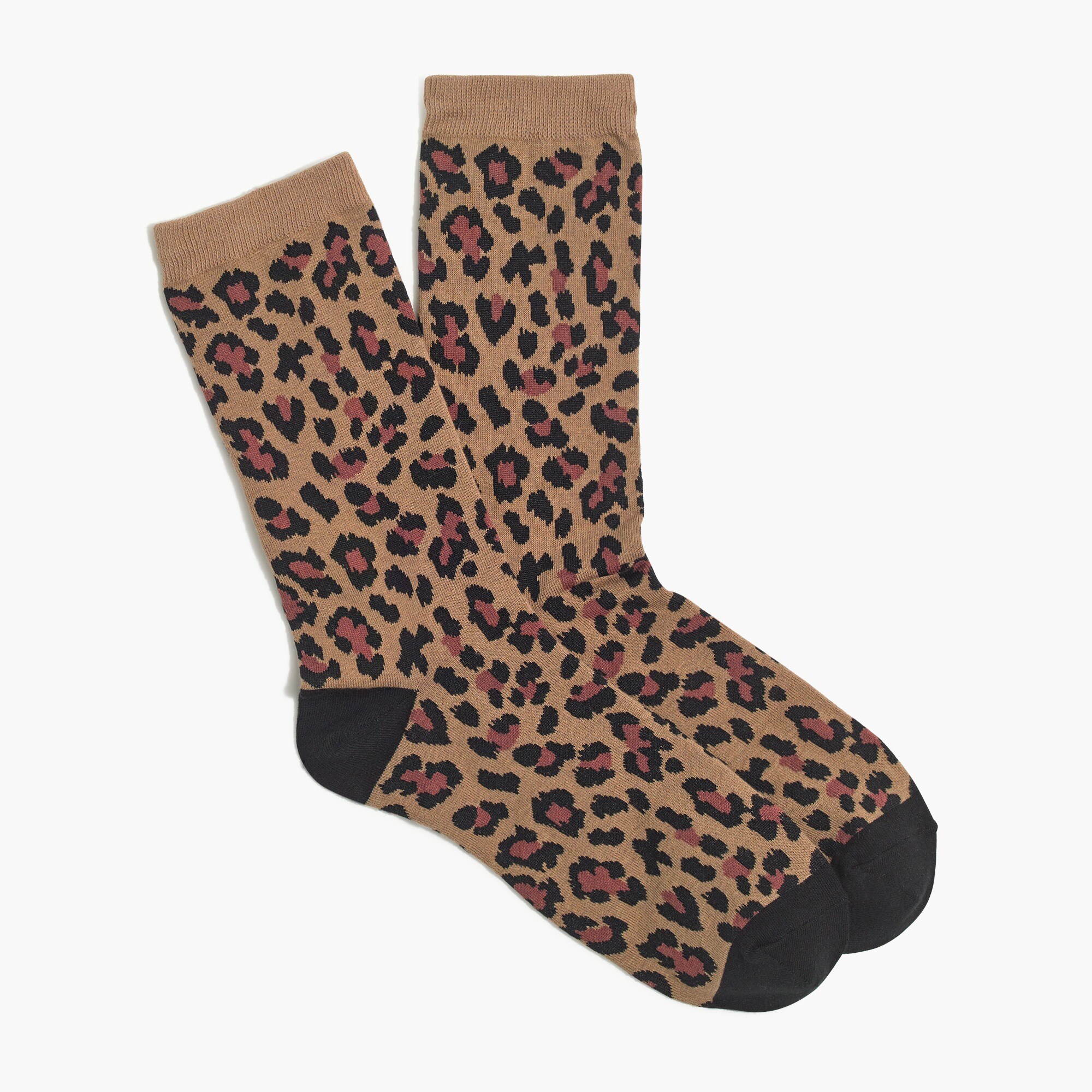 Lazy leopard trouser socks