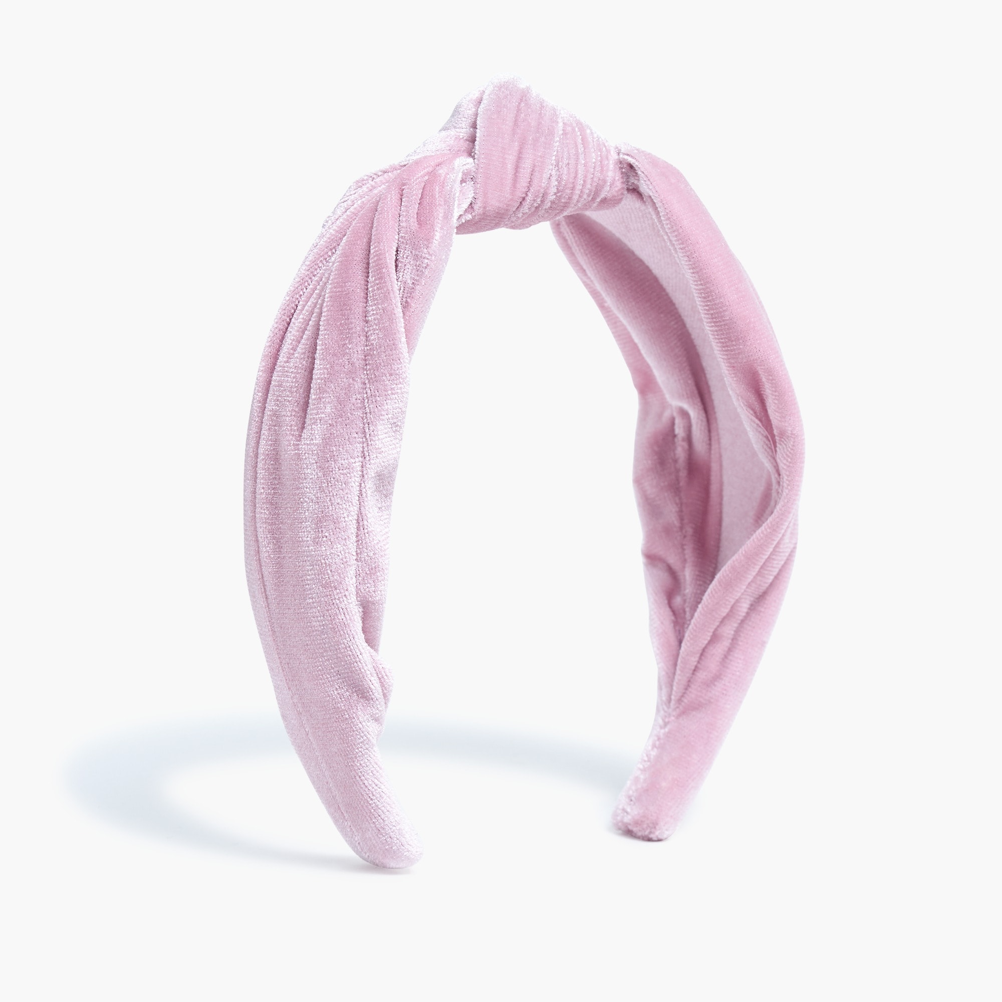 Velvet knot headband