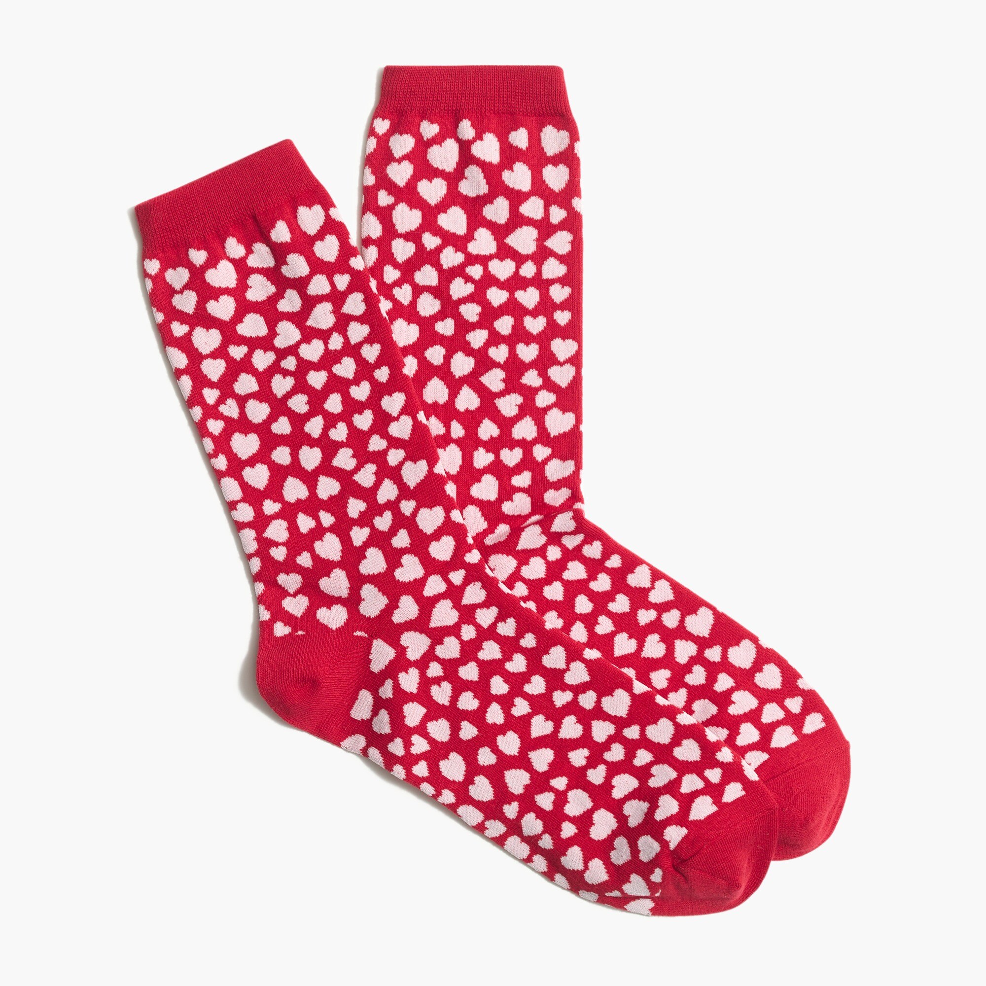 Crowded hearts trouser socks