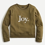 "Joy" sweatshirt in original cotton terry
