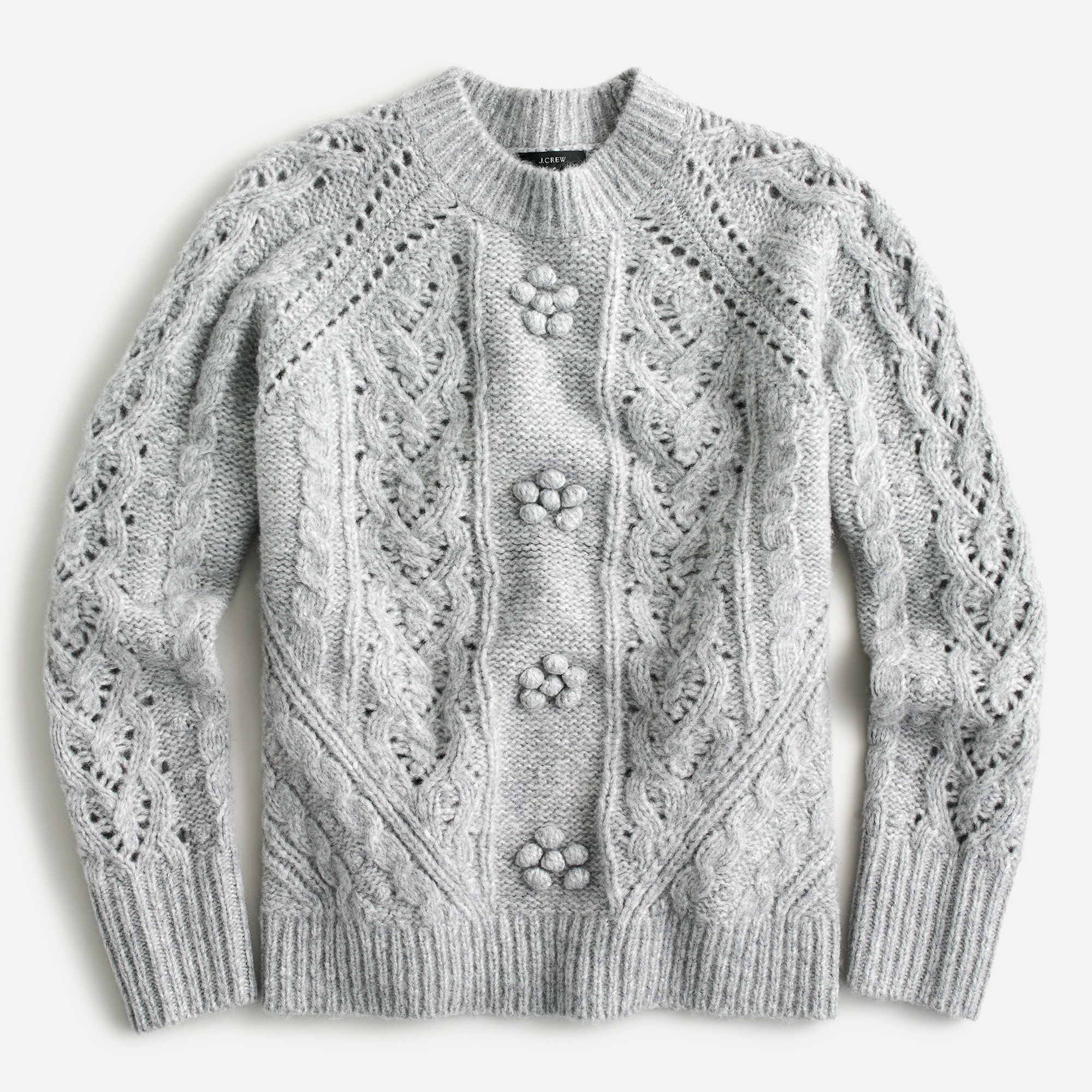 J. Crew, Sweaters, J Crew Scalloped Squareneck Pointelle Sweater