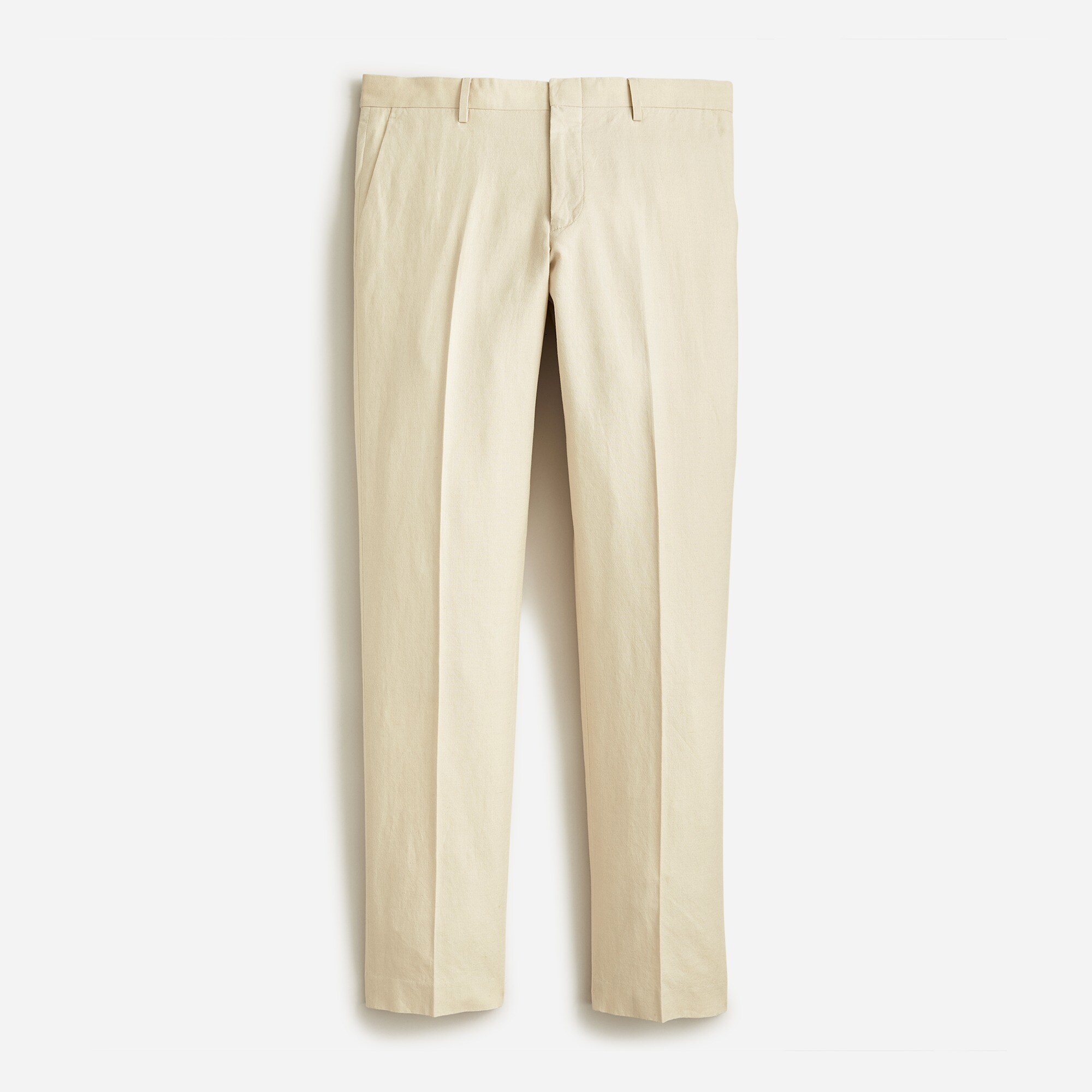  Ludlow Slim-fit unstructured suit pant in Irish cotton-linen blend