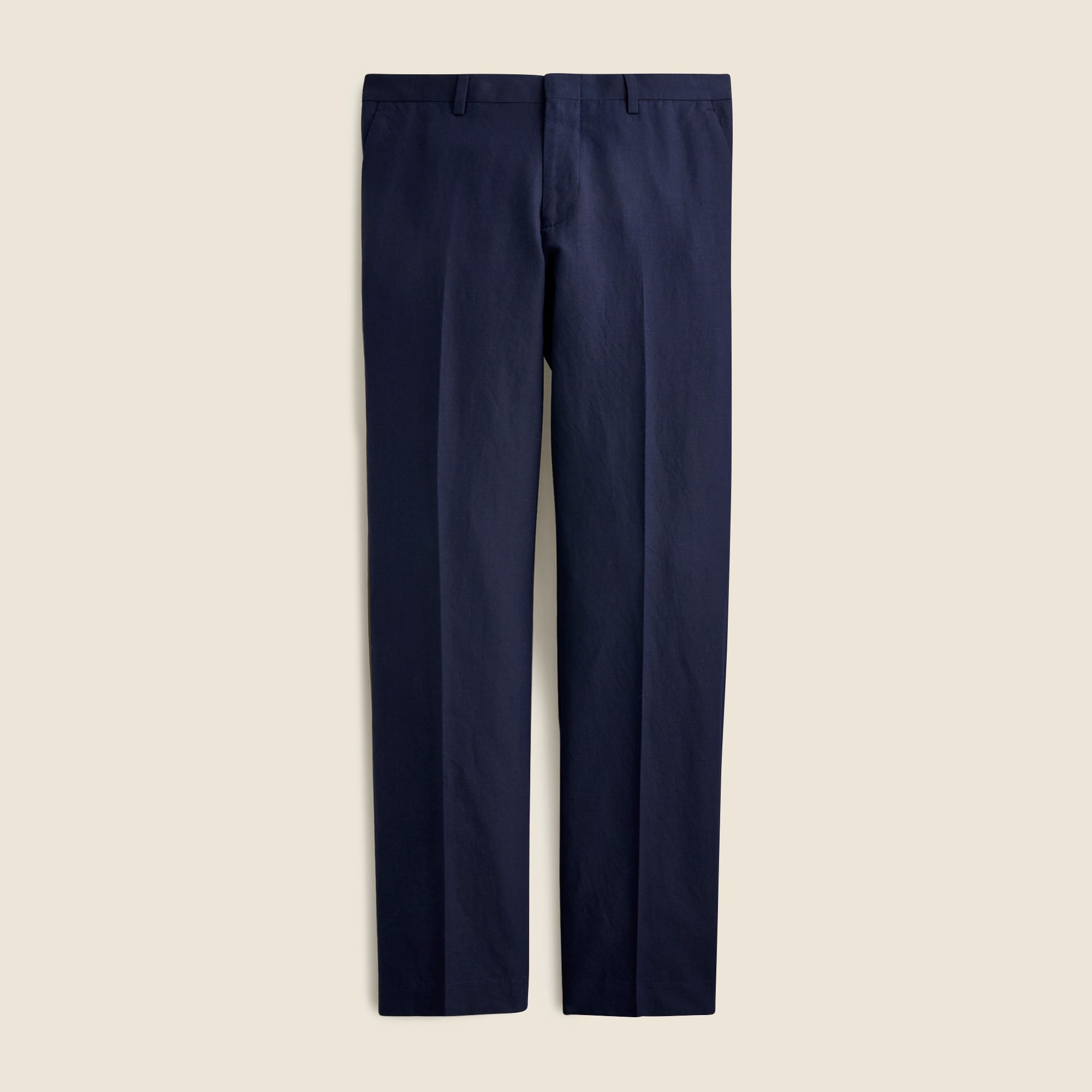 Ludlow Slim-fit suit pant in Irish cotton-linen blend