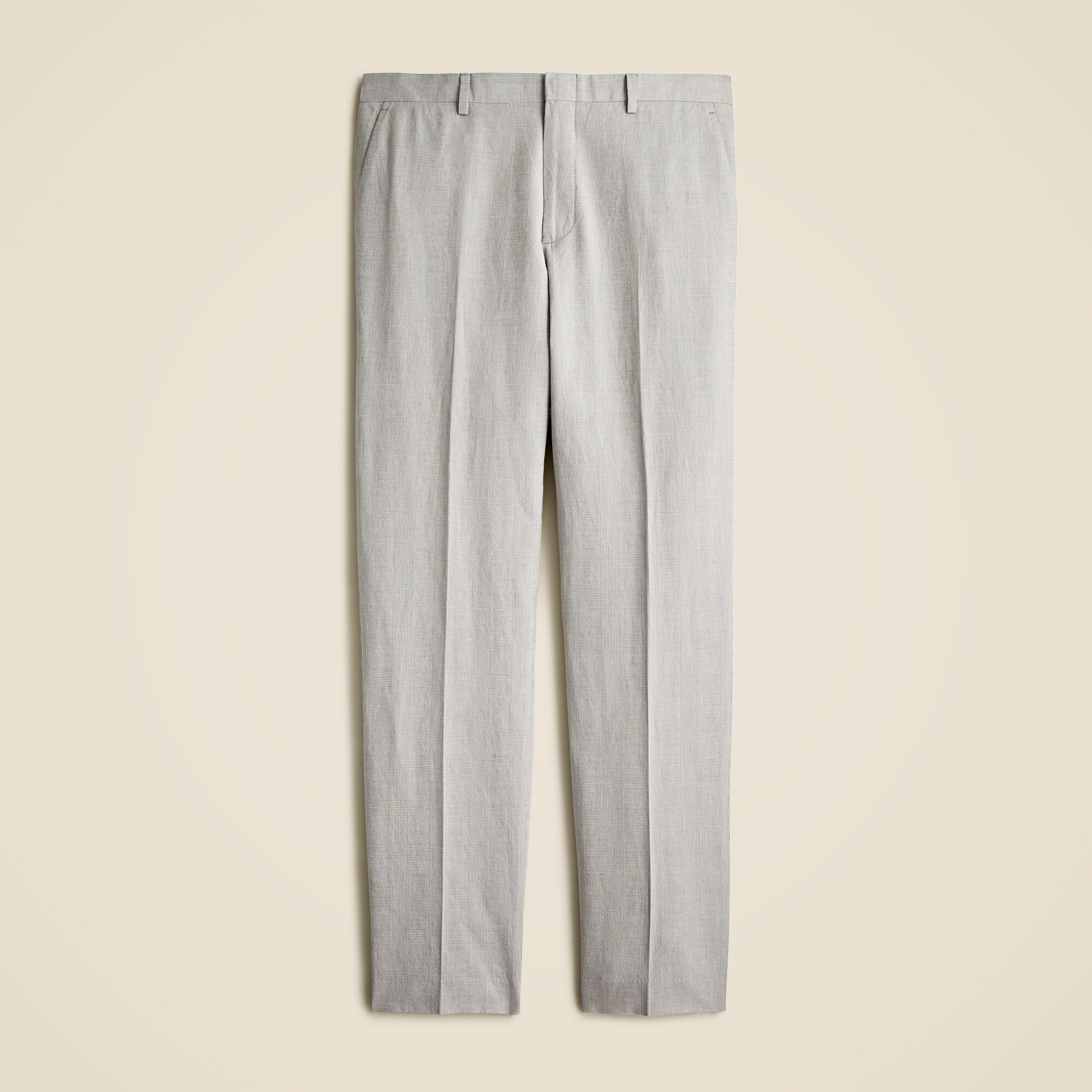 Ludlow Slim-fit suit pant in Irish cotton-linen blend