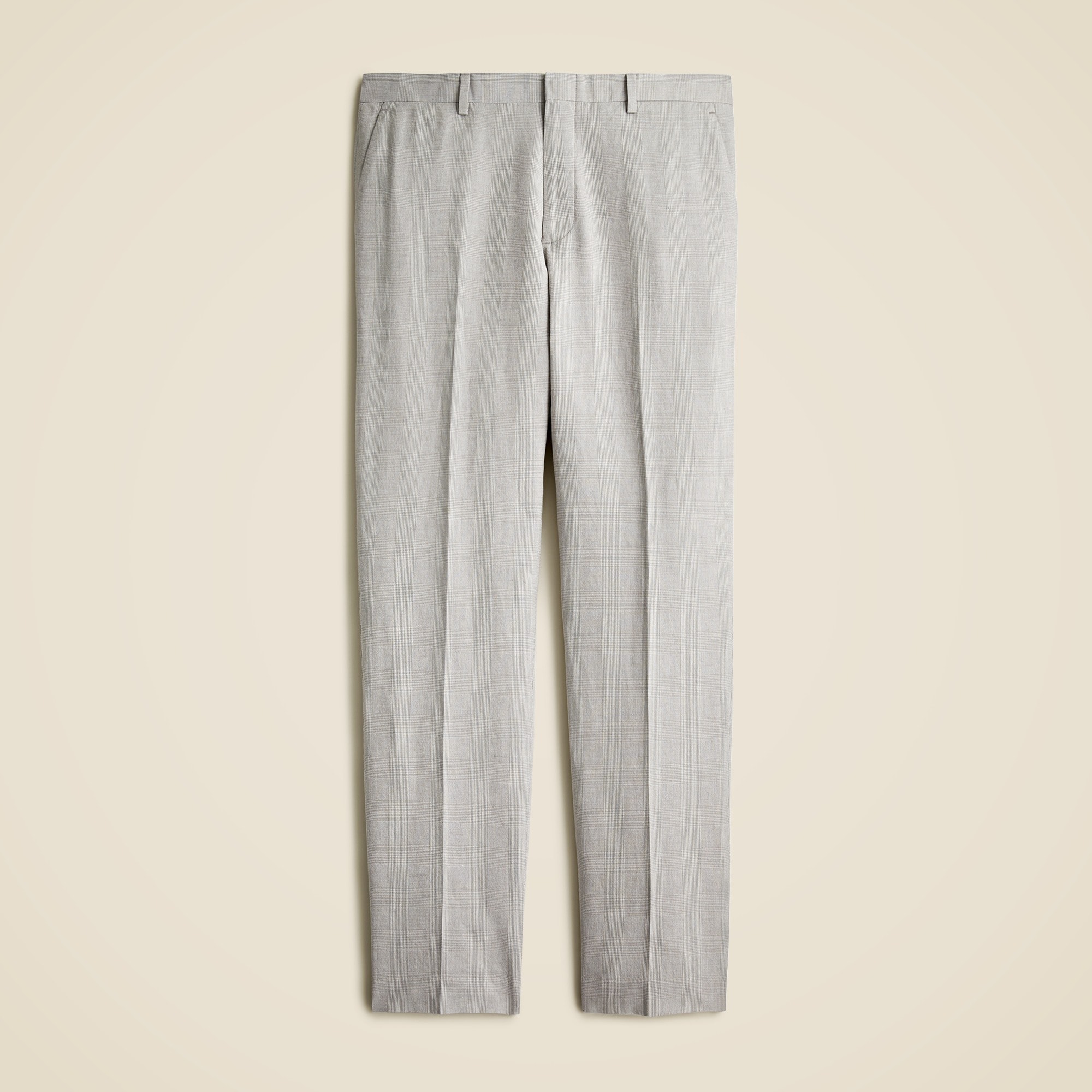 Ludlow Slim-fit suit pant in Irish cotton-linen blend