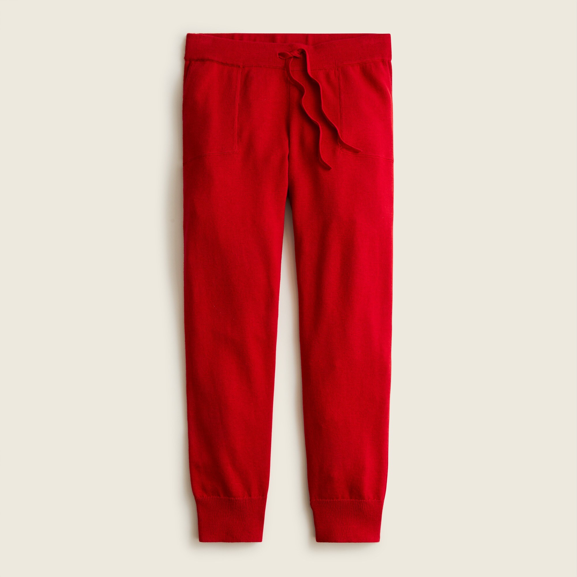 Jogger pant in cotton-cashmere