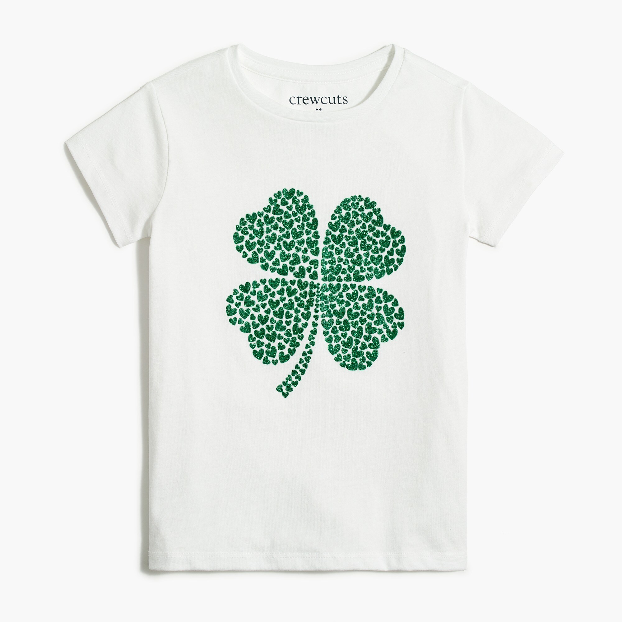 Girls' clover graphic tee