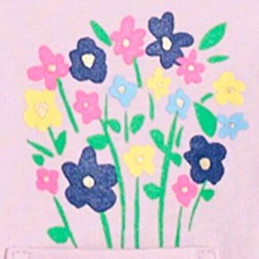 Girls' egg graphic tee NAVY 