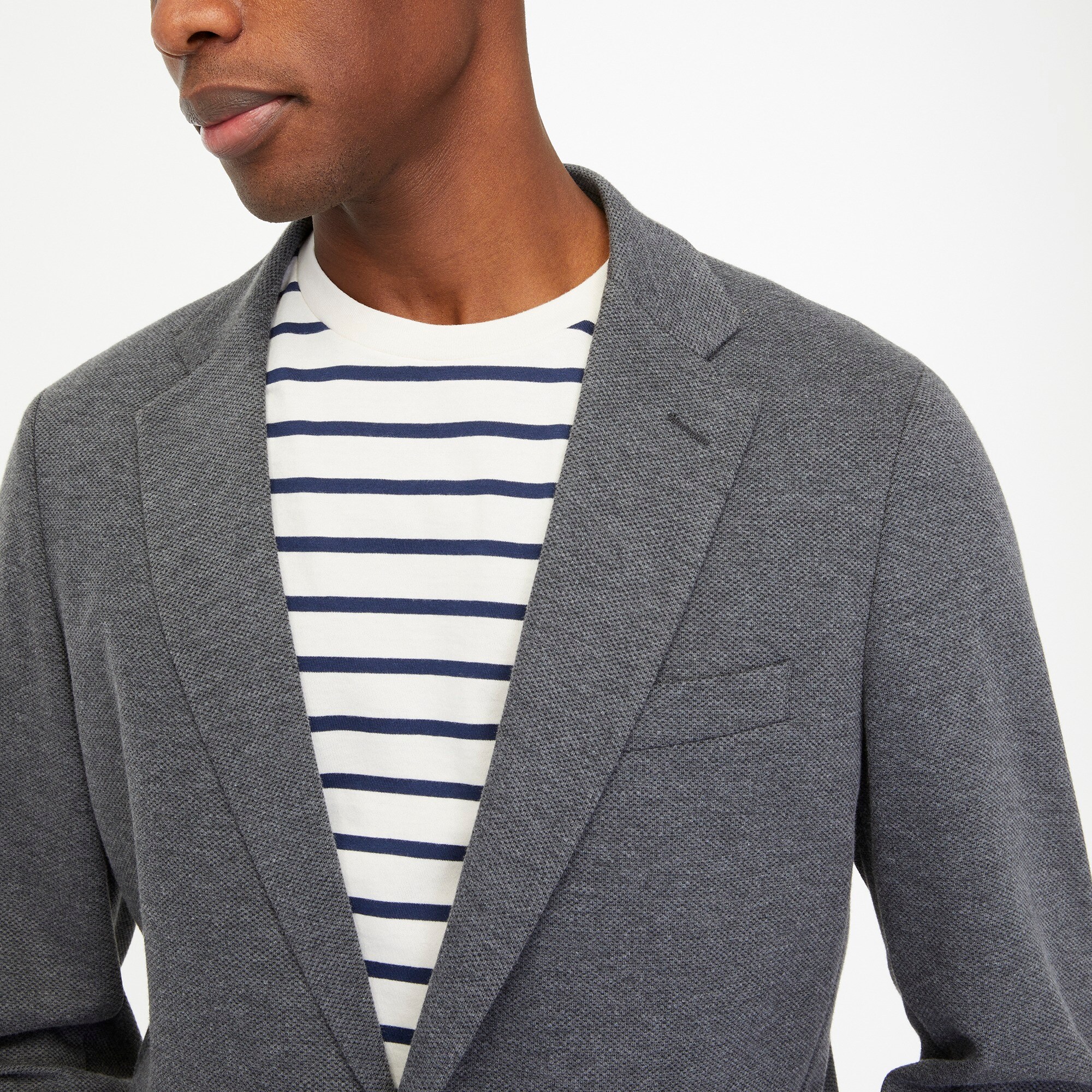 Knit blazer