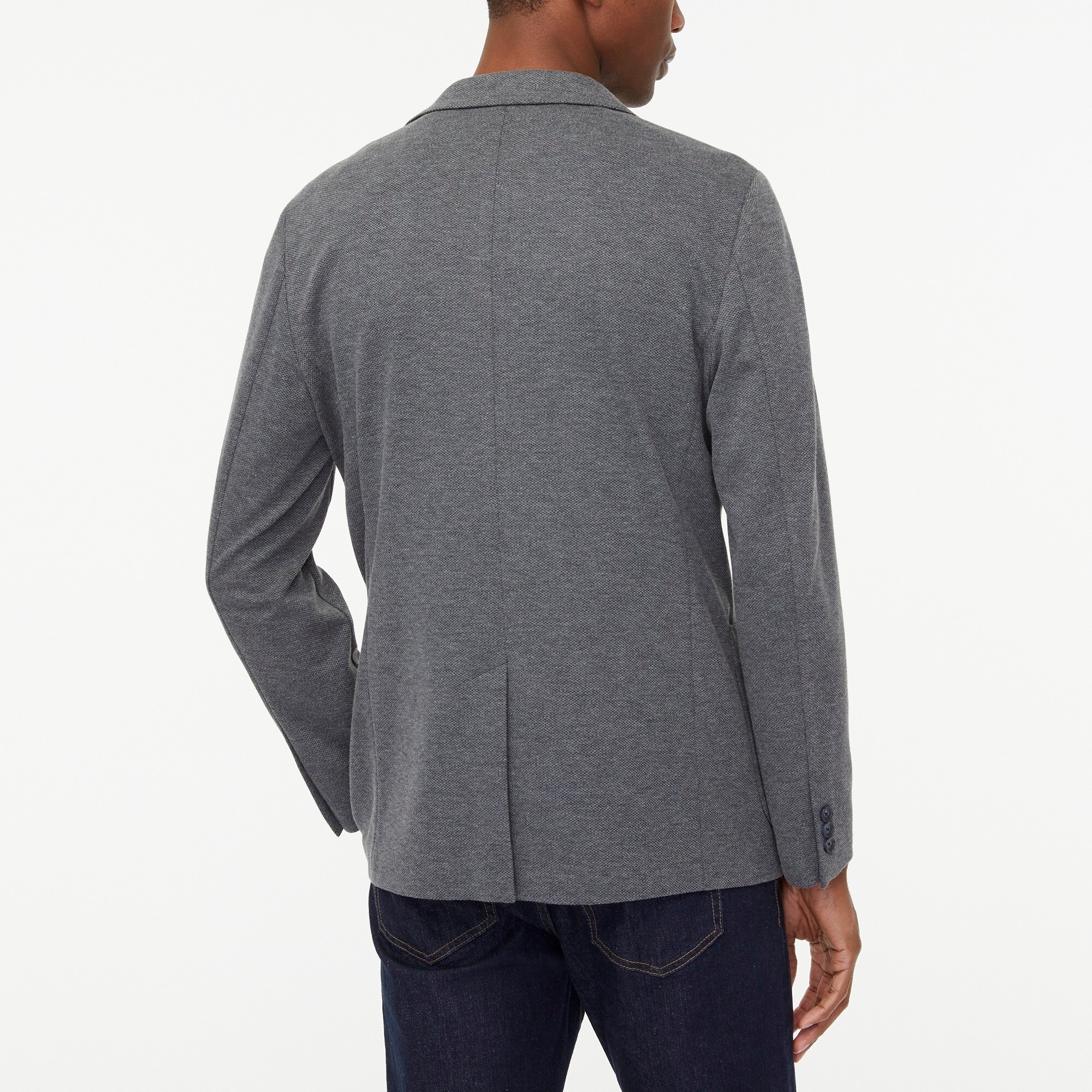 Knit blazer