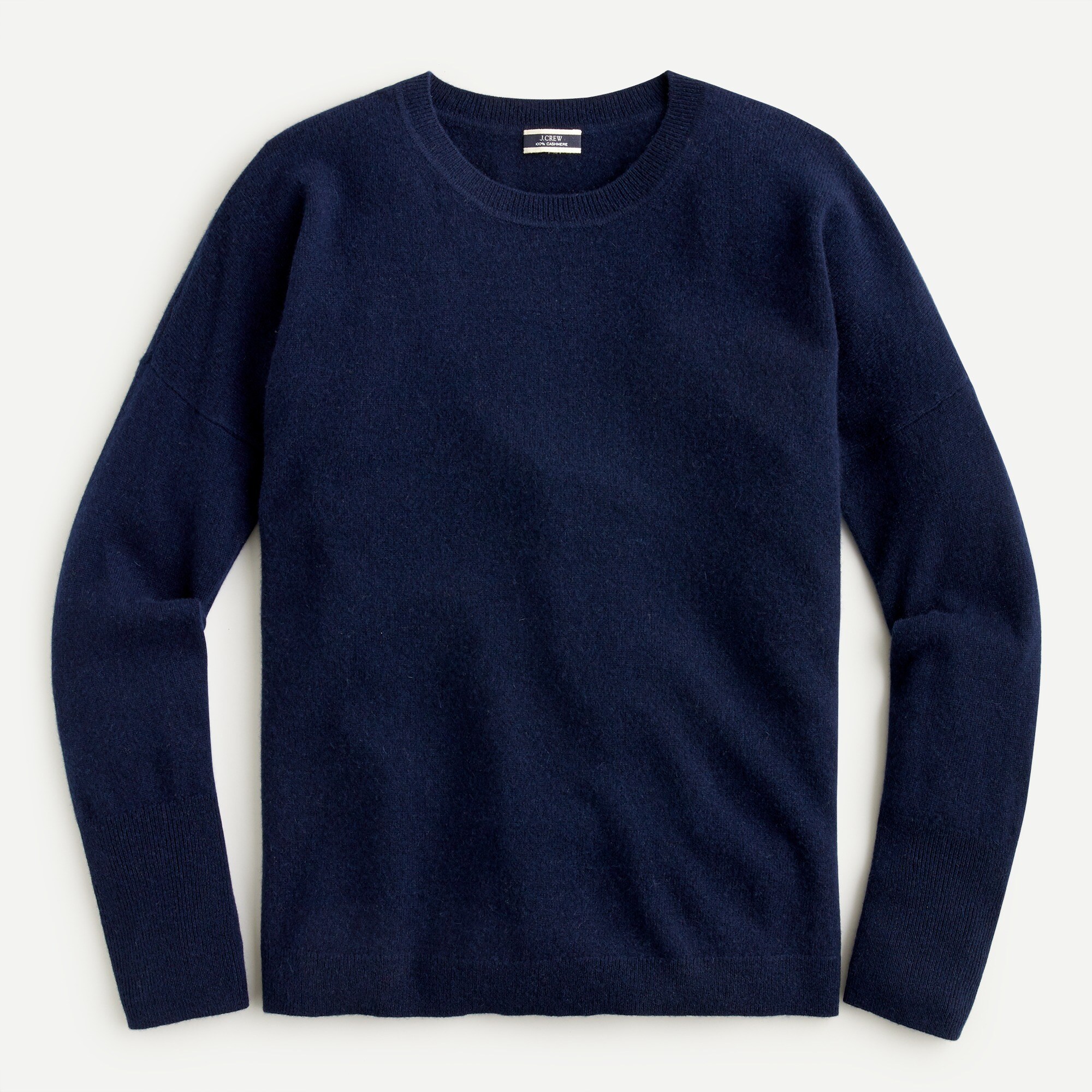 Cashmere crewneck boyfriend sweater