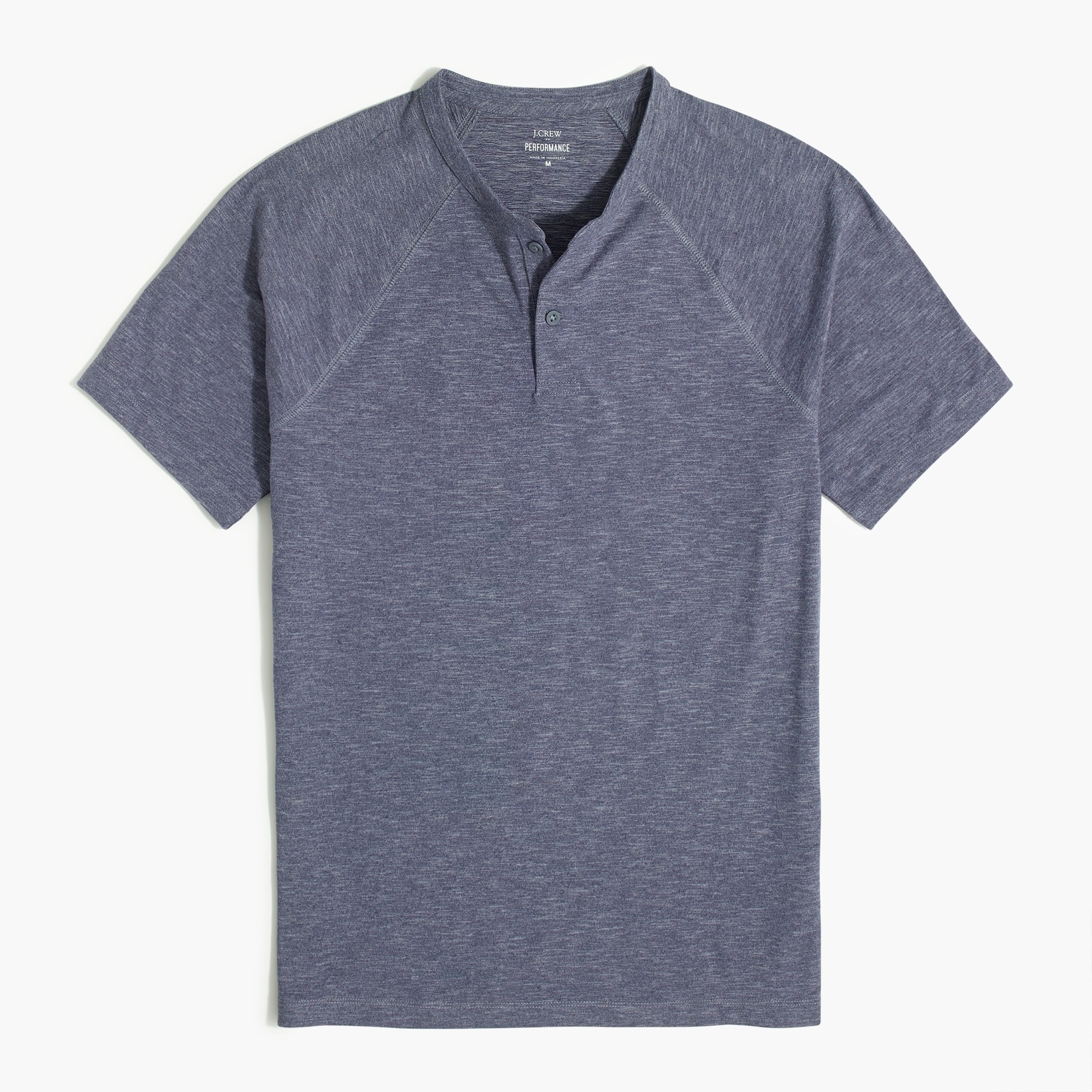 performance henley for men