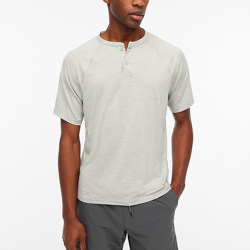 factory: performance henley for men, right side, view zoomed