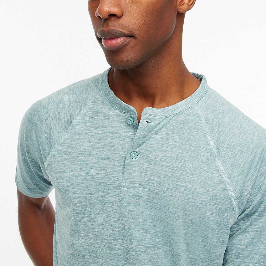 factory: performance henley for men, right side, view zoomed