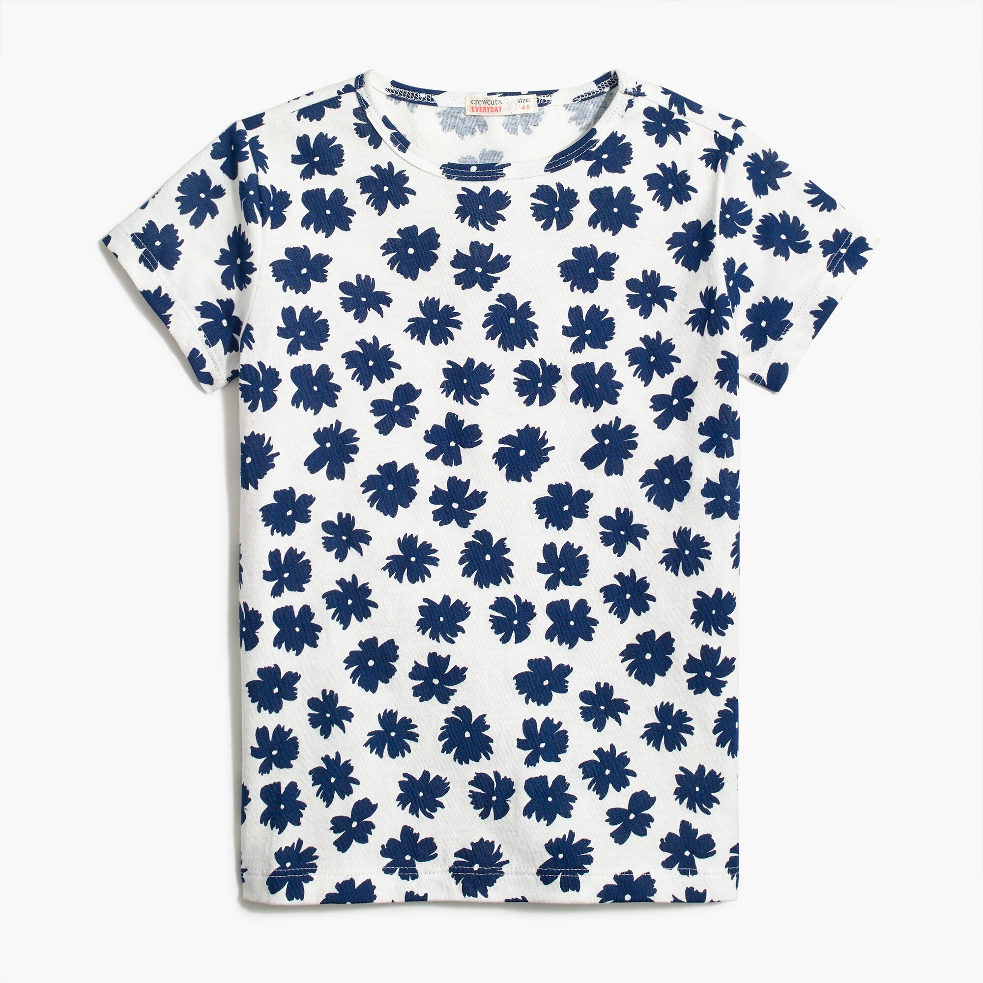 girls' floral graphic tee for girls