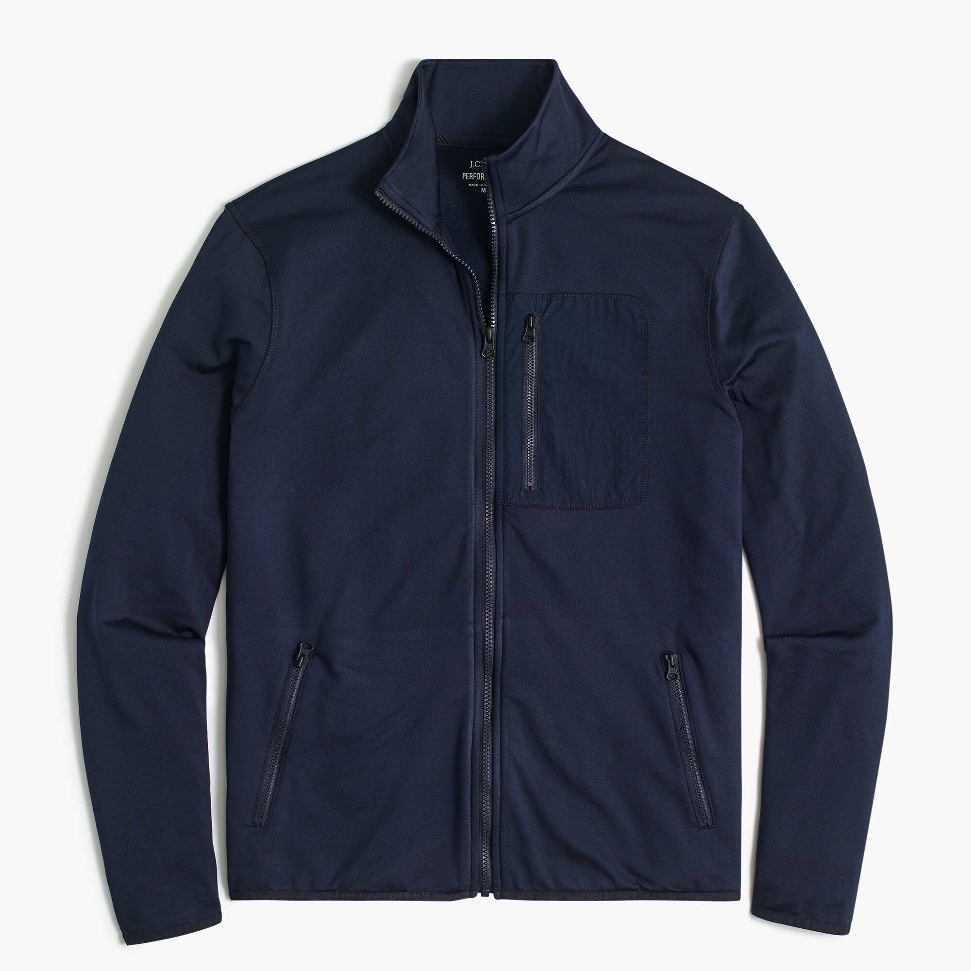 performance full-zip jacket for men