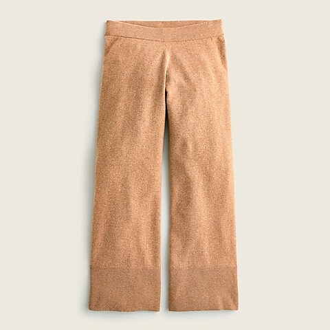  Wide-leg sweatpant in featherweight cashmere